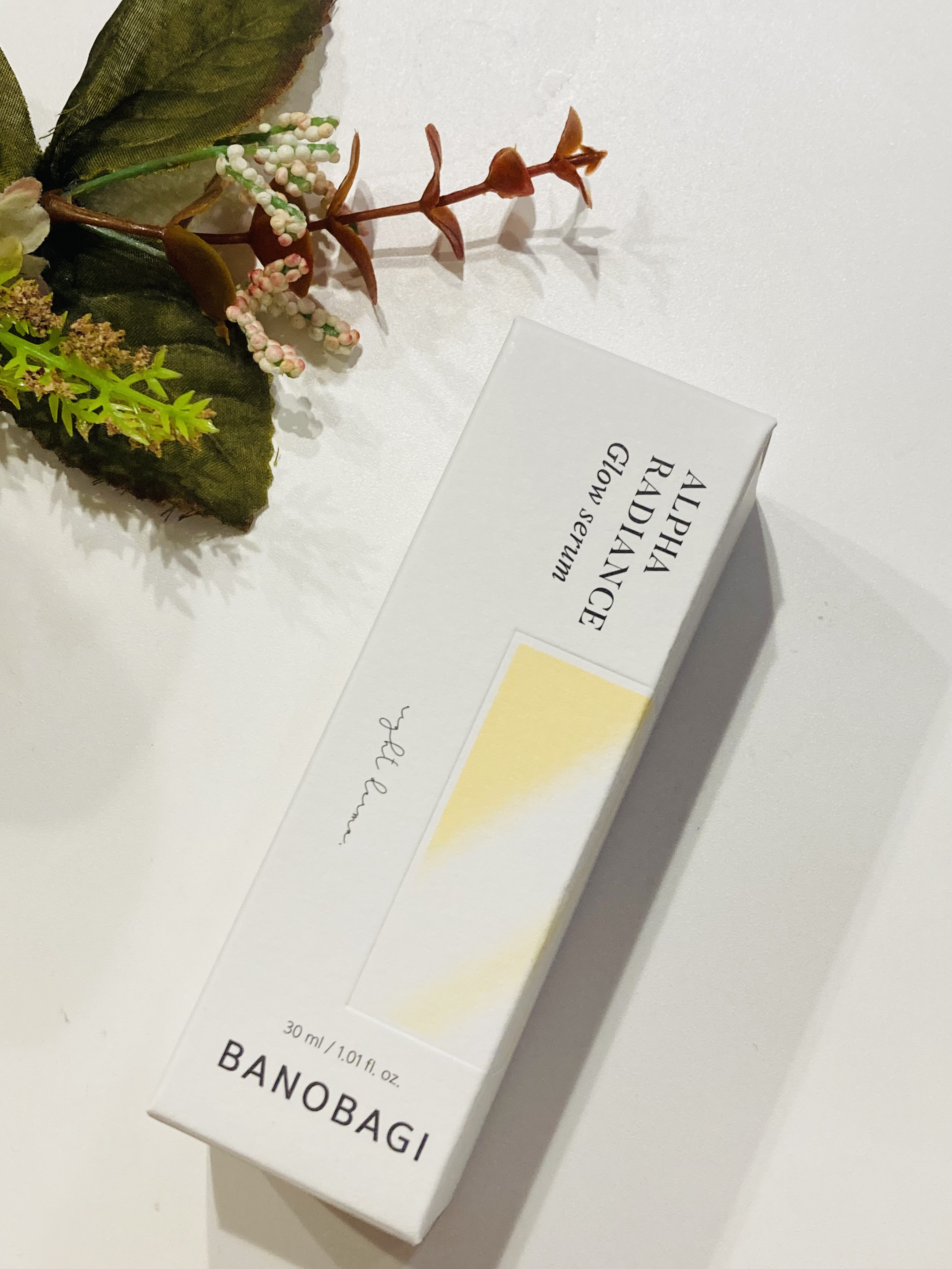 アルファラディアンスグローセラム/BANOBAGI/美容液を使ったクチコミ（1枚目）