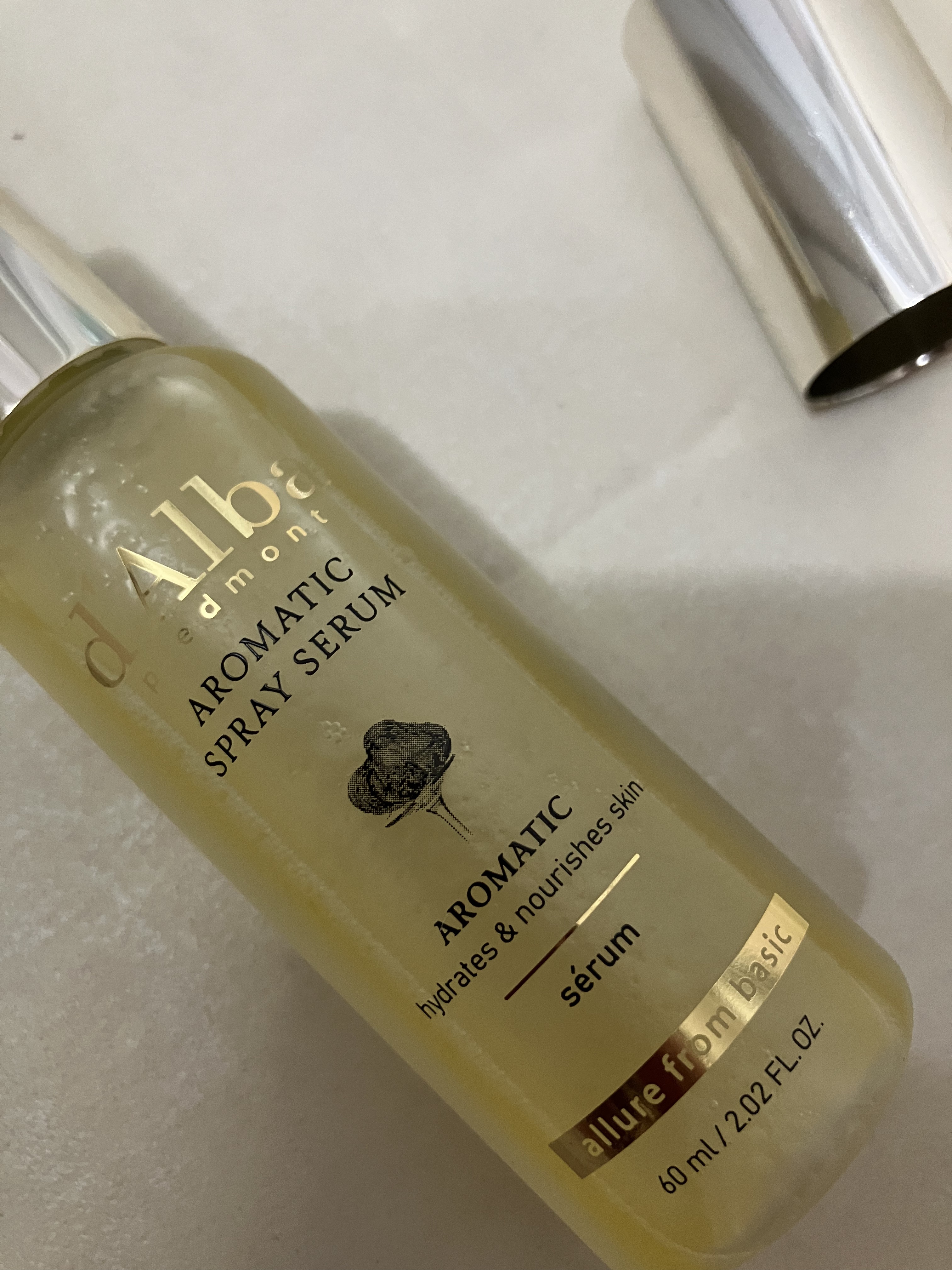 ダルバ ホワイトトリュフファーストスプレーセラム/ダルバ/ミスト状化粧水を使ったクチコミ（2枚目）