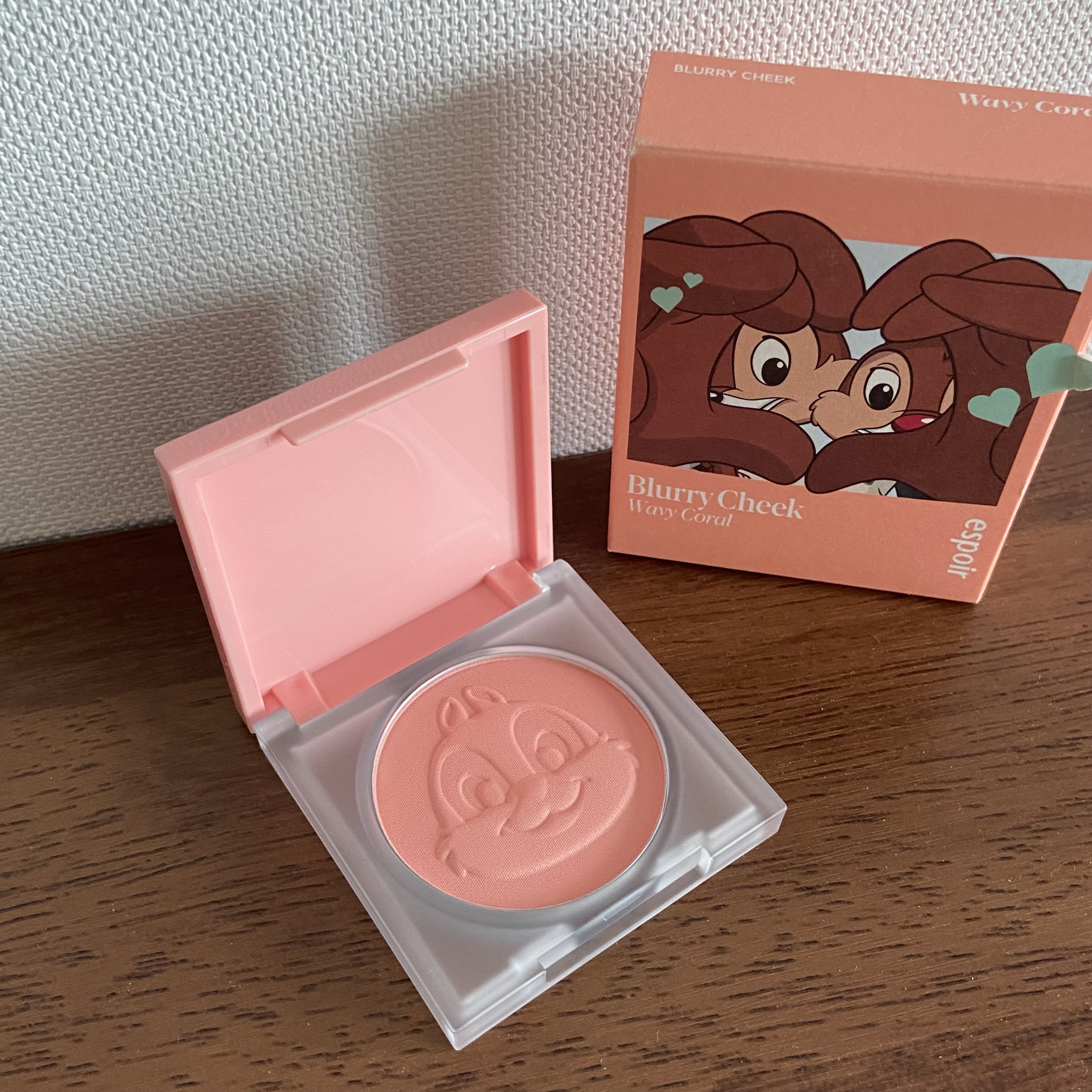 ブラリーチーク(ディズニーエディション)/espoir/チークを使ったクチコミ（2枚目）