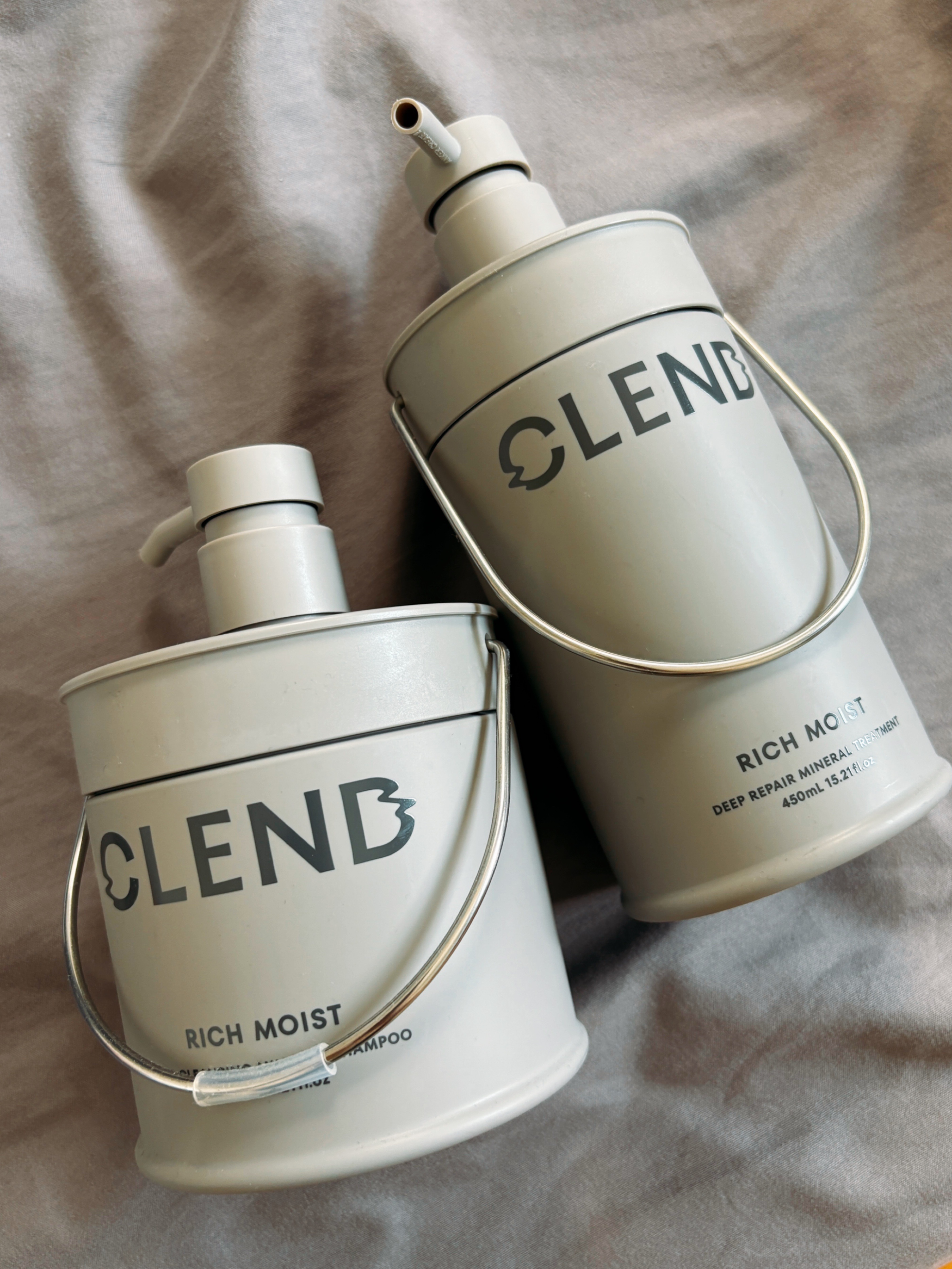 リッチモイスト ディープクレンジング ミネラル シャンプー/ディープリペア ミネラル トリートメント/CLEND/市販シャンプーを使ったクチコミ（1枚目）