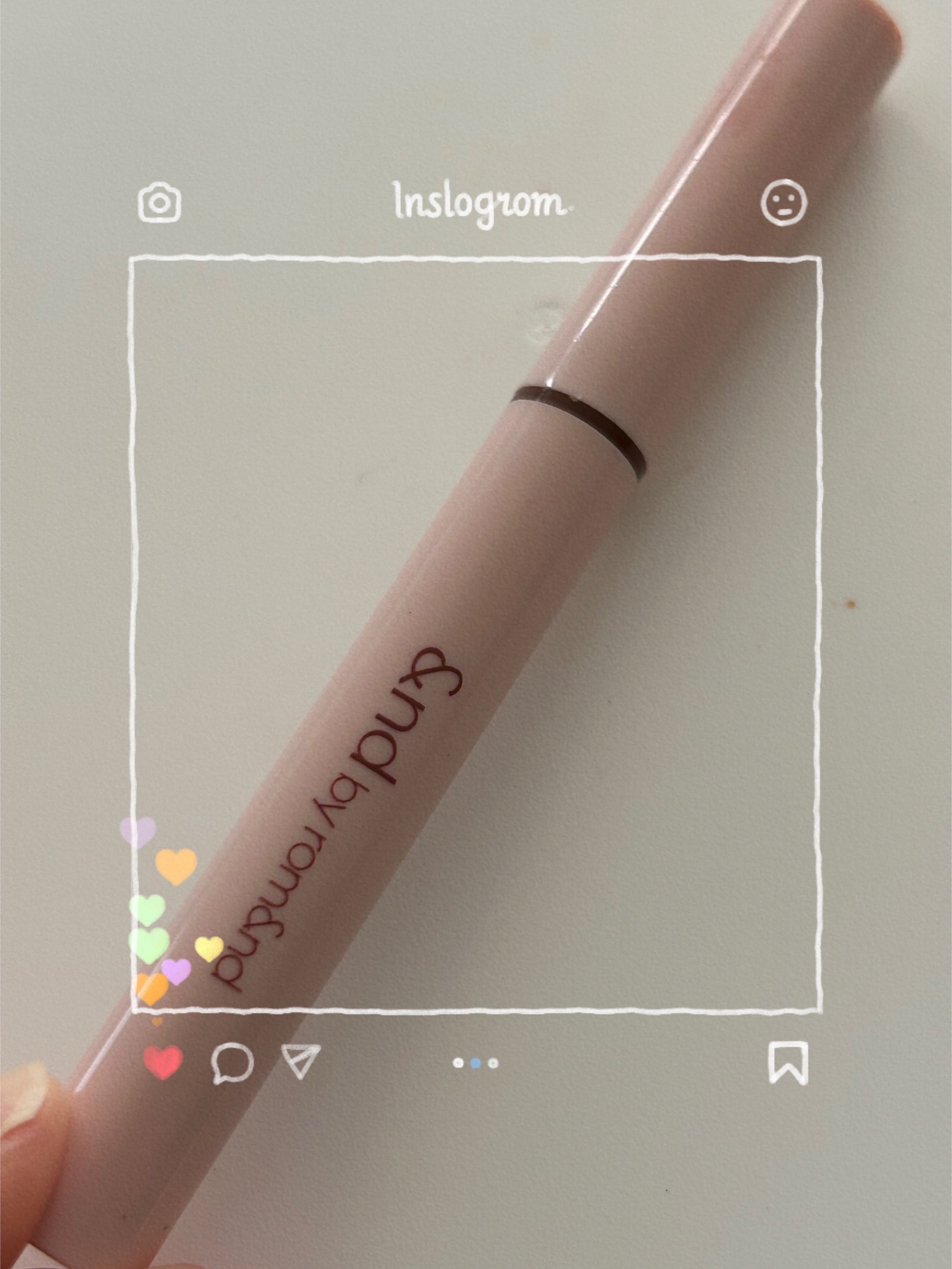 メロウドローアイブロウ/&nd by rom&nd/アイブロウペンシルを使ったクチコミ（1枚目）