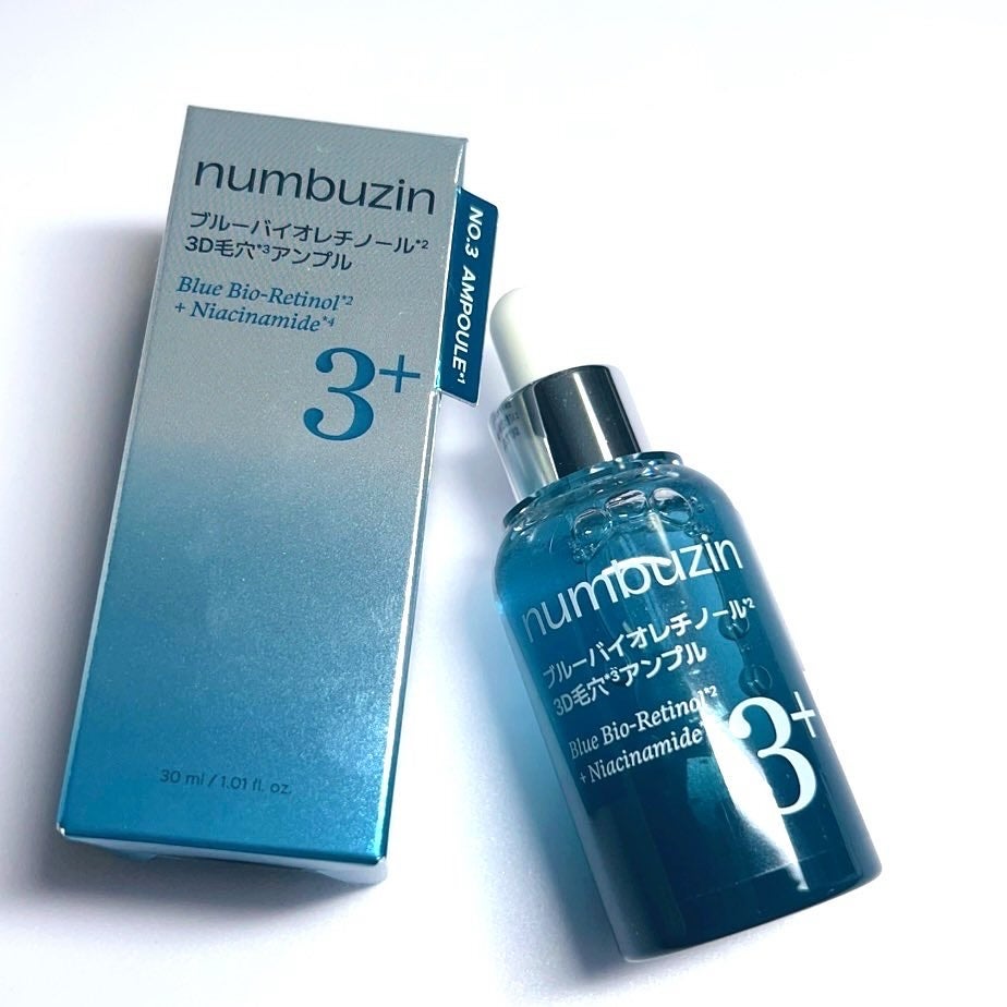 3番 ブルーバイオレチノール3D毛穴アンプル/numbuzin/美容液を使ったクチコミ(1枚目)