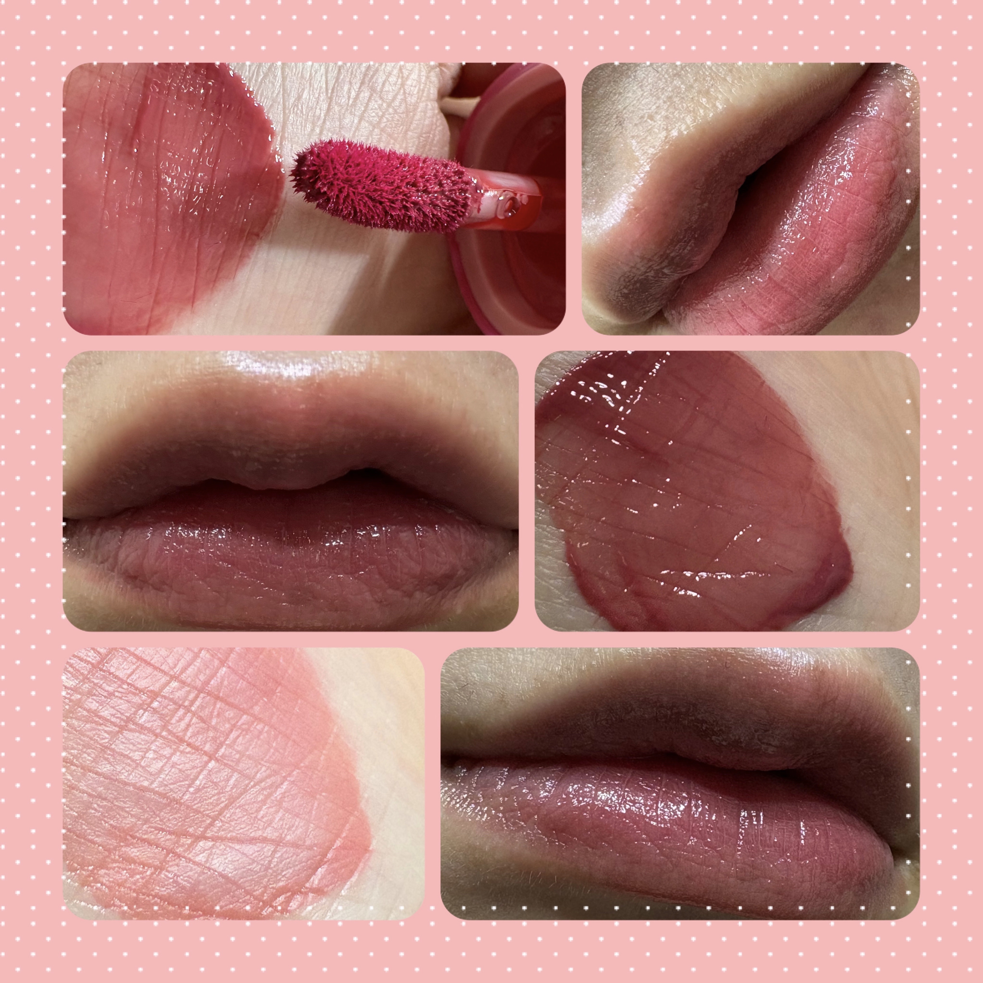 ウォータフルグロウティント/wakemake/リップティントを使ったクチコミ（3枚目）