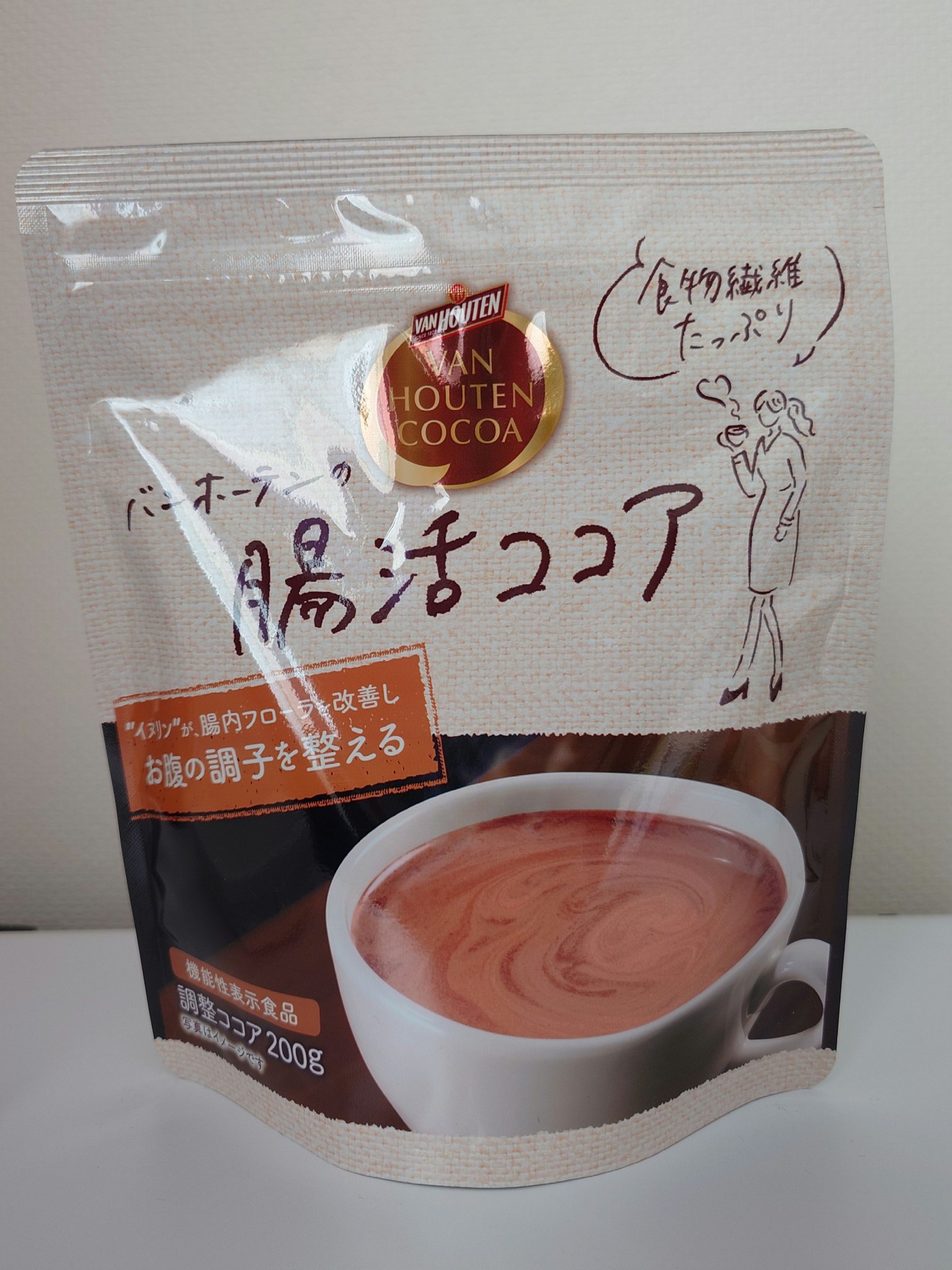 腸活ココア/バンホーテン/ドリンクを使ったクチコミ（1枚目）