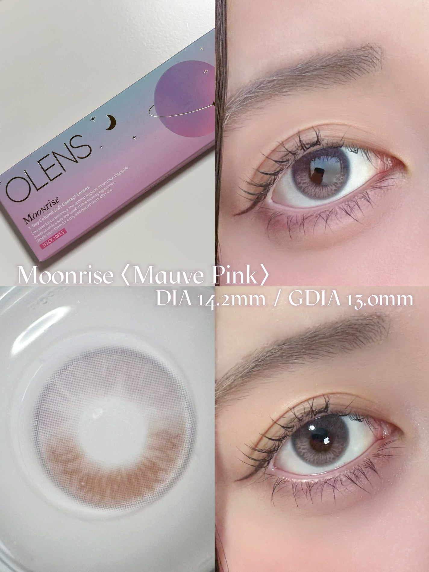 Moonrise 1day/OLENS/ワンデー(1DAY)カラコンを使ったクチコミ(2枚目)