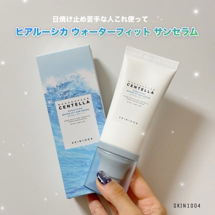ヒアルーシカ ウォーターフィット サンセラム/SKIN1004/日焼け止めローションを使ったクチコミ(1枚目)