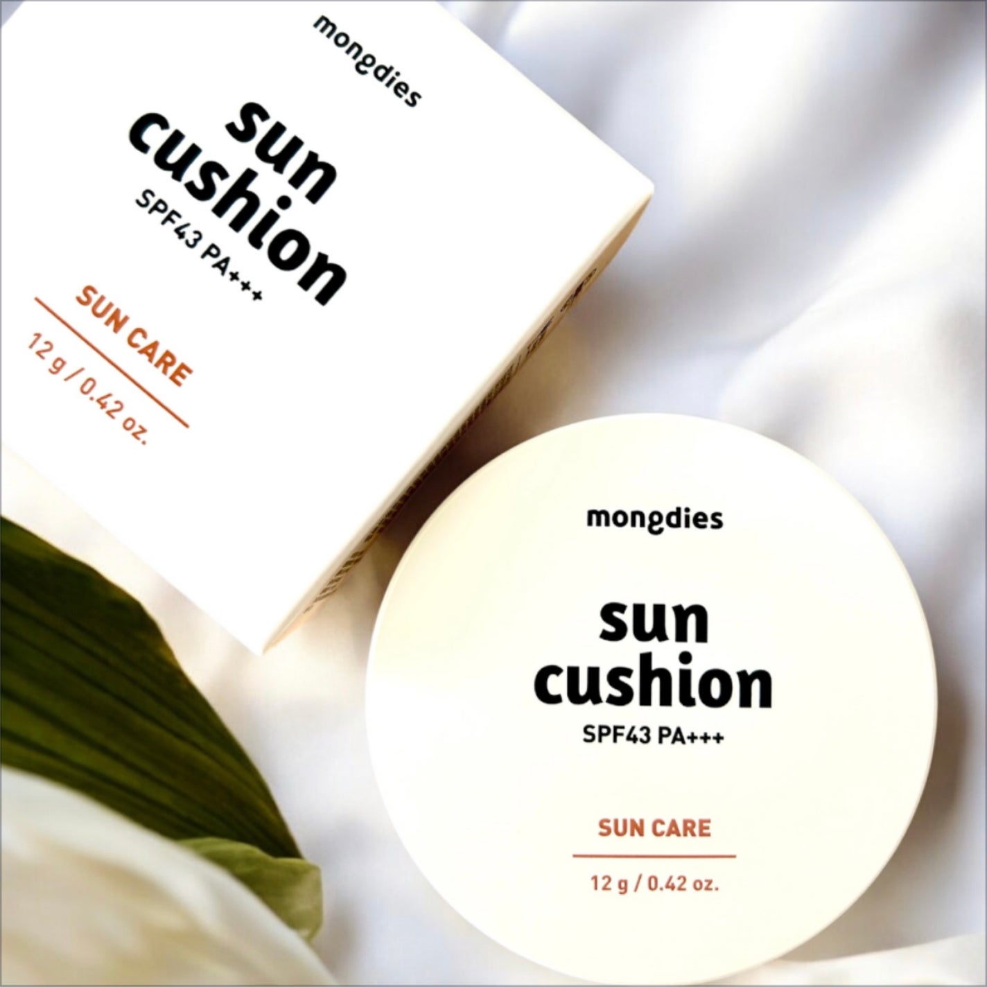 日焼け止めクッション SPF 43 PA+++/モンディエス/日焼け止めローションを使ったクチコミ(1枚目)