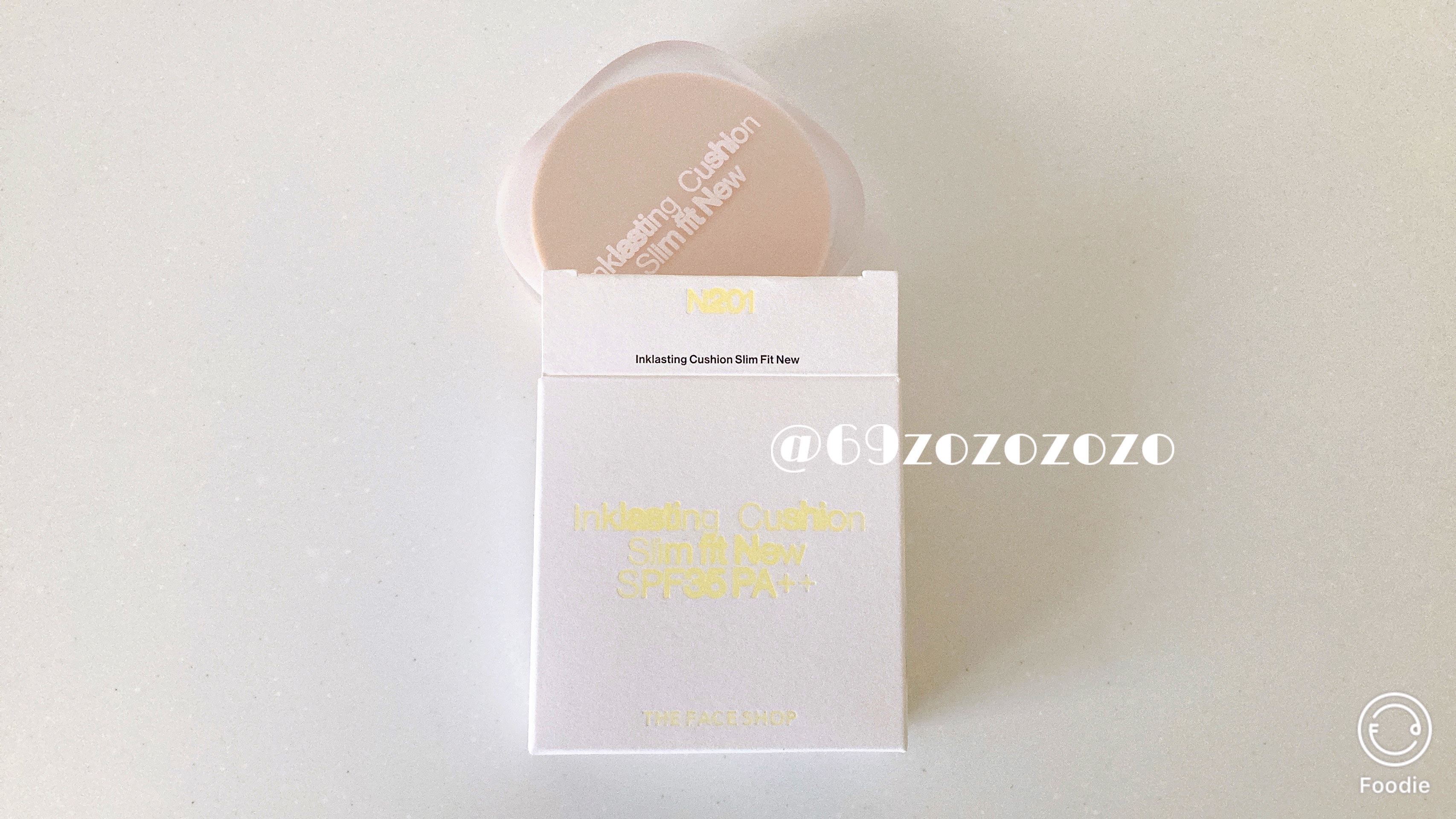 インクラスティングクッションファンデーション/THE FACE SHOP/クッションファンデーションを使ったクチコミ（3枚目）