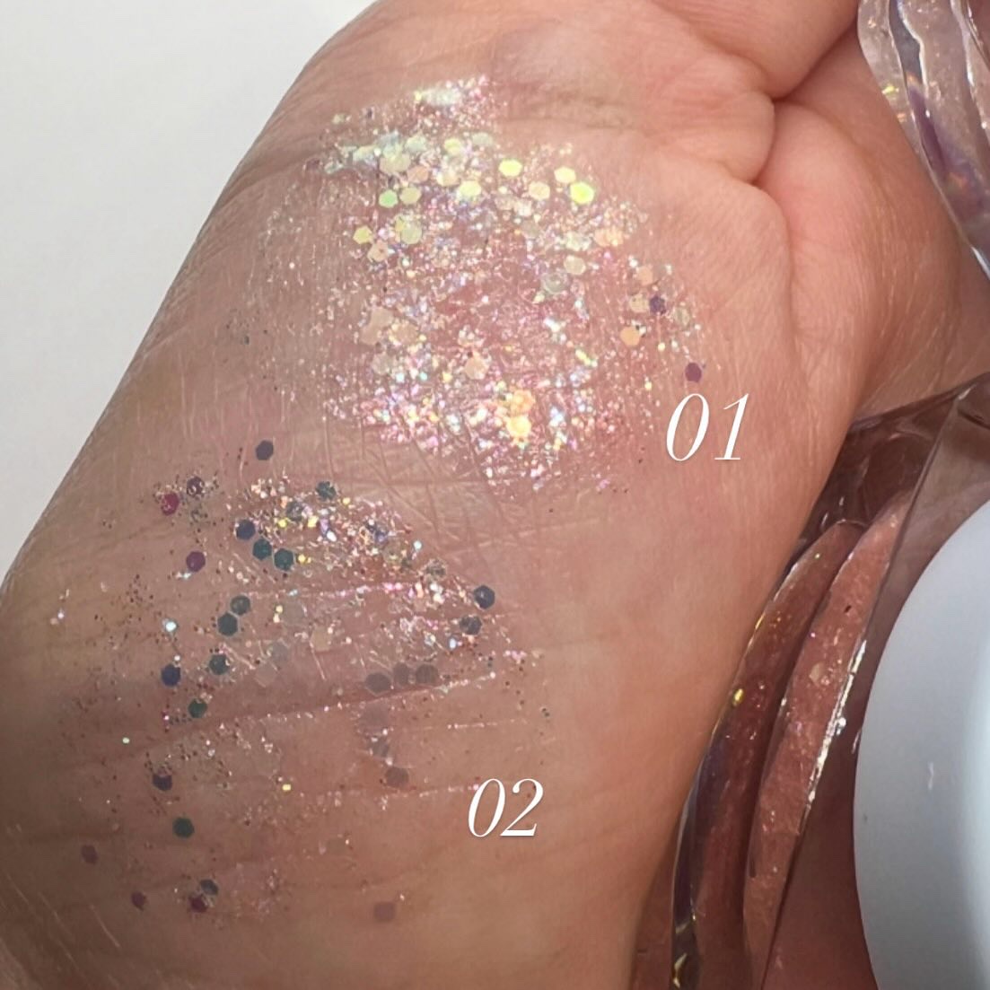 ミッシュブルーミンアイドルグリッタージェル/ミッシュブルーミン/グリッターを使ったクチコミ（3枚目）