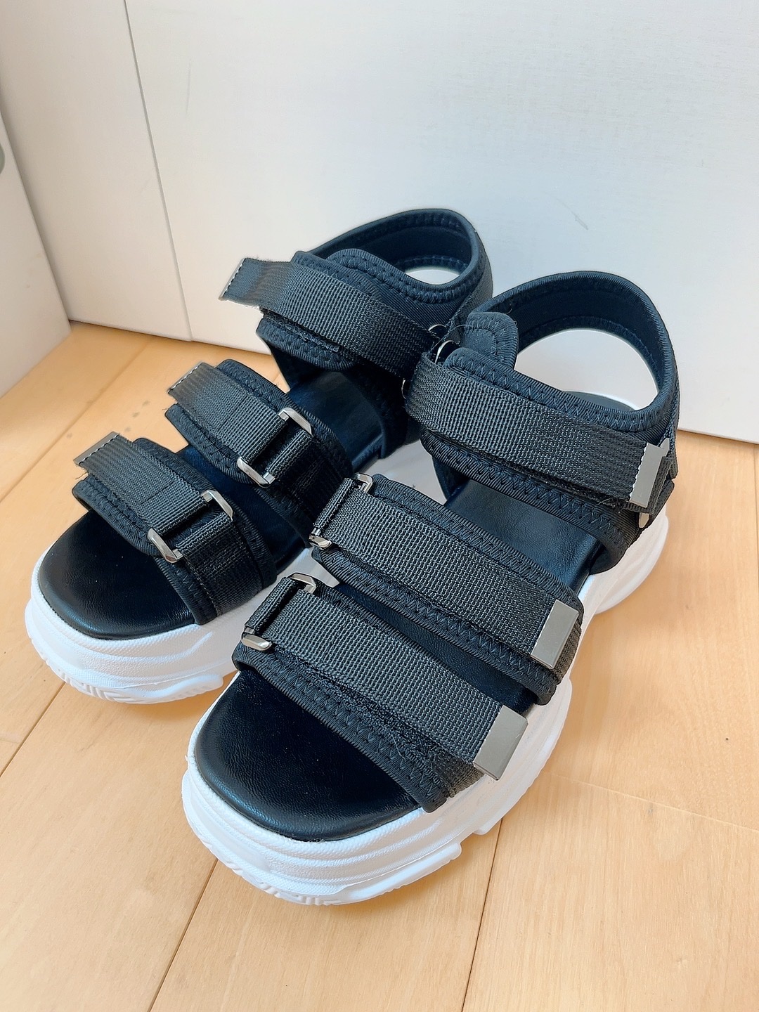 金具使い厚底サンダル/Honeys/その他を使ったクチコミ（2枚目）