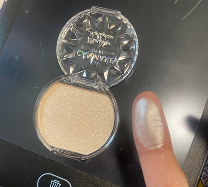 むにゅっとハイライター/キャンメイク/クリームハイライトを使ったクチコミ(1枚目)