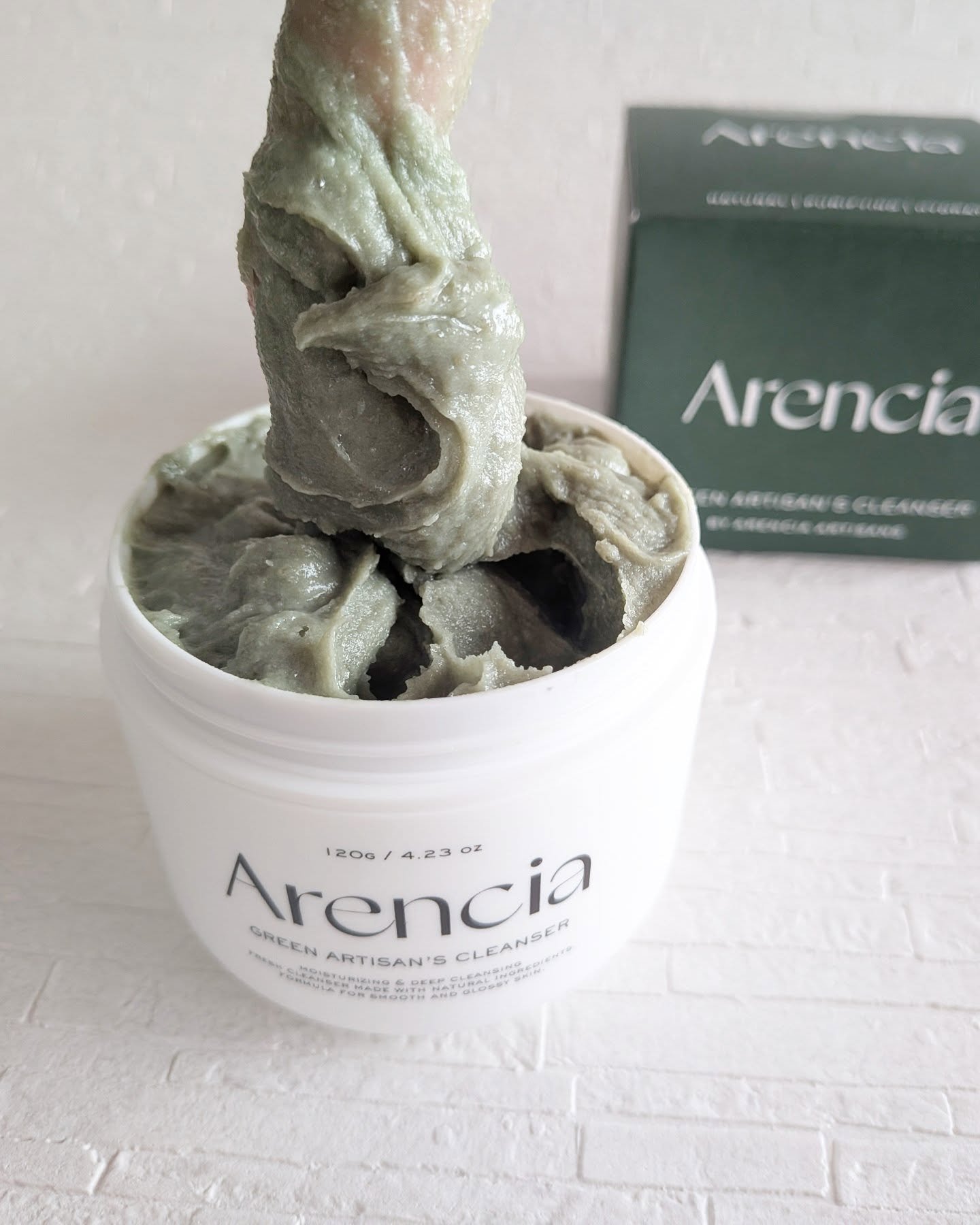 プレミアムもちソープ「グリーンアルティザン」/アレンシア/その他洗顔料を使ったクチコミ（2枚目）