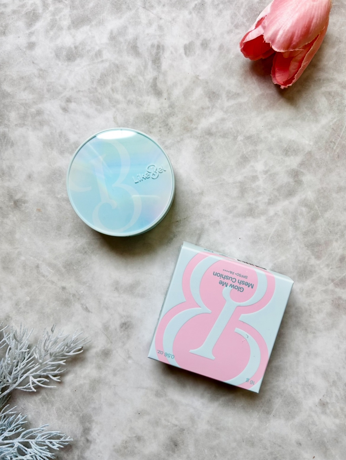 Glow me mesh cushion /Likebel/クッションファンデーションを使ったクチコミ（1枚目）