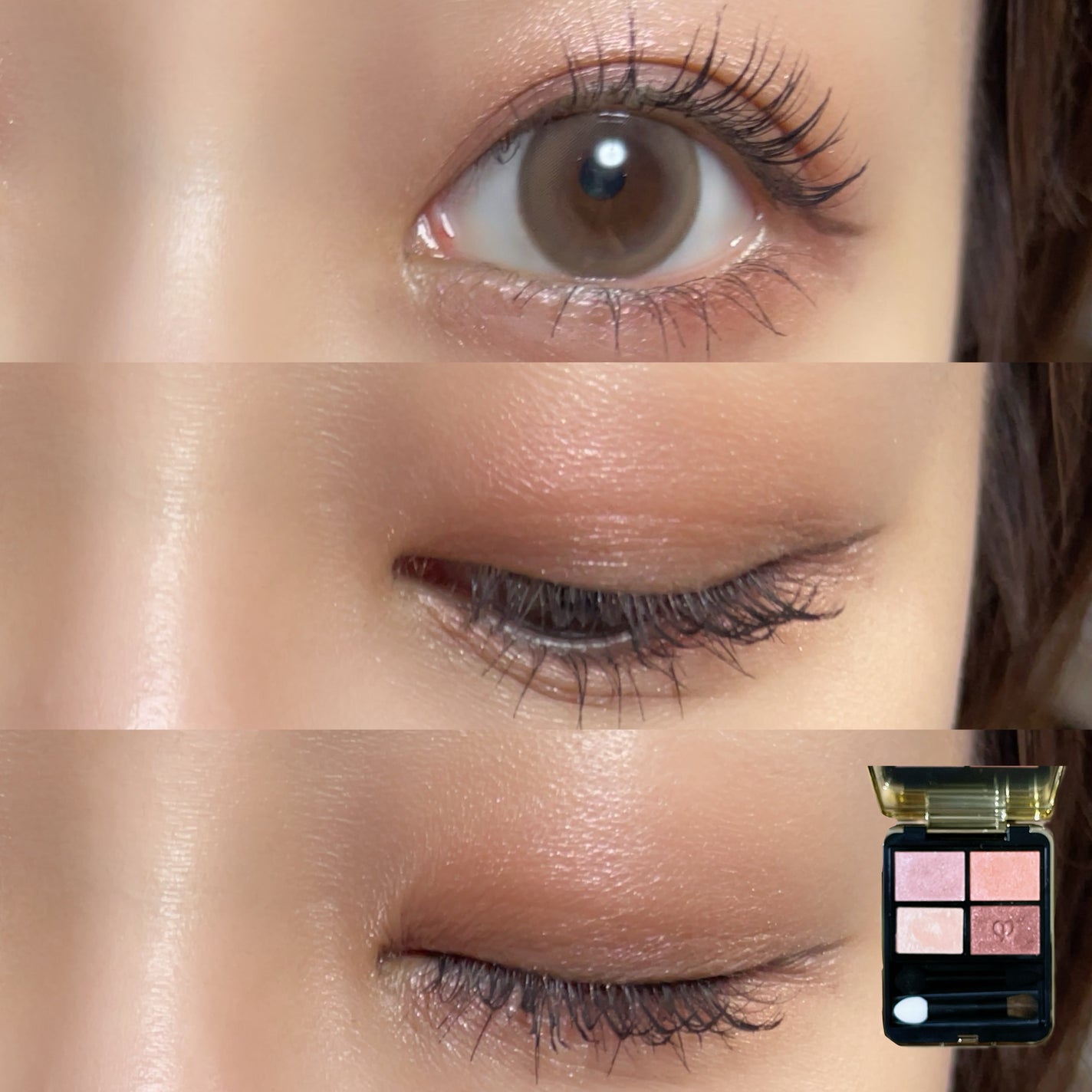 オンブルクルールクアドリ/クレ・ド・ポー ボーテ/アイシャドウパレットを使ったクチコミ(3枚目)