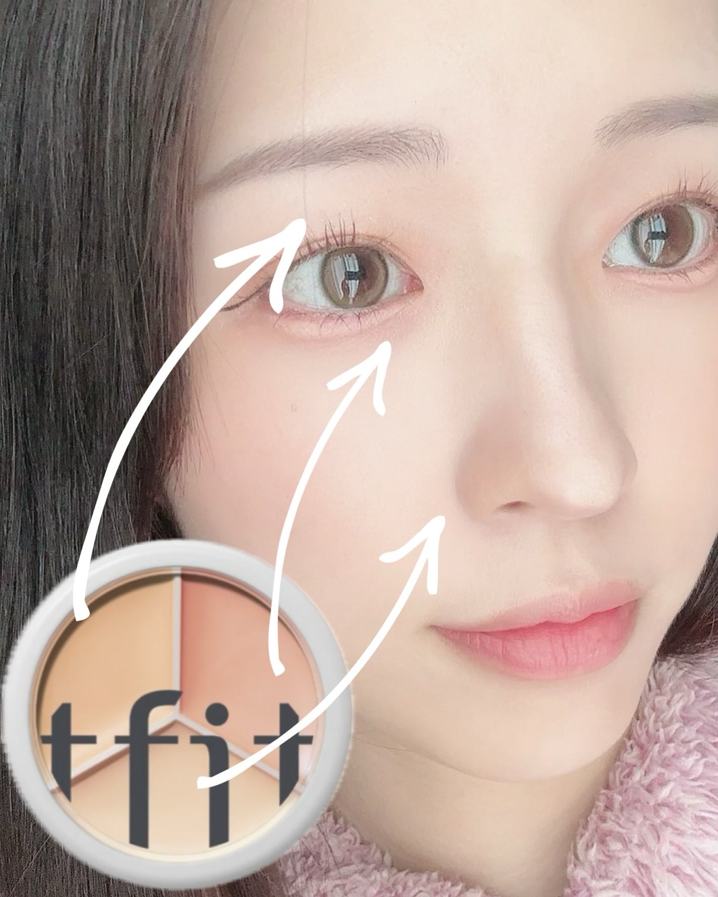 カバーアッププロコンシーラー/TFIT/パレットコンシーラーを使ったクチコミ(3枚目)