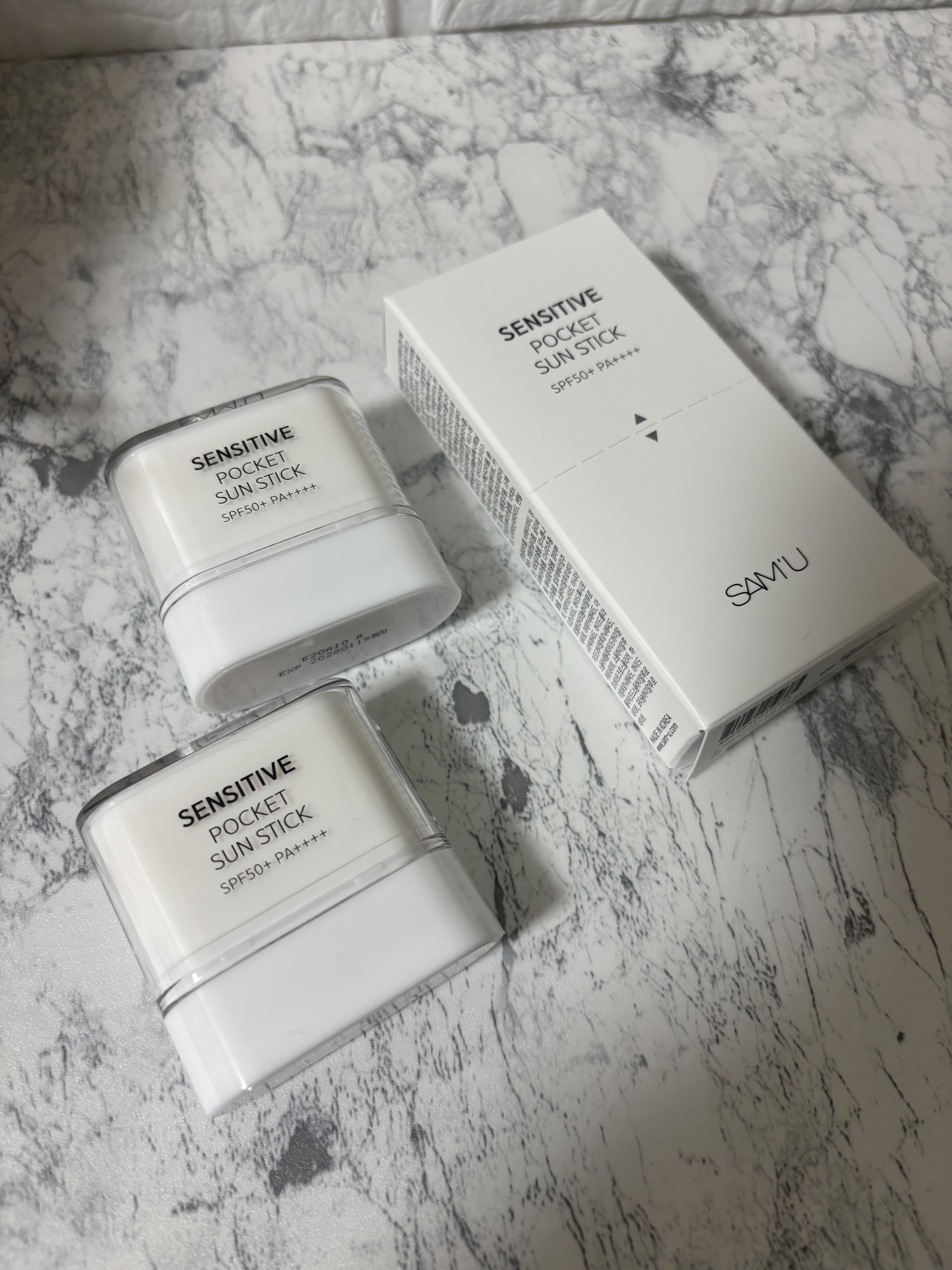 センシティブポケットサンスティック/SAM'U/日焼け止めスティックを使ったクチコミ（1枚目）