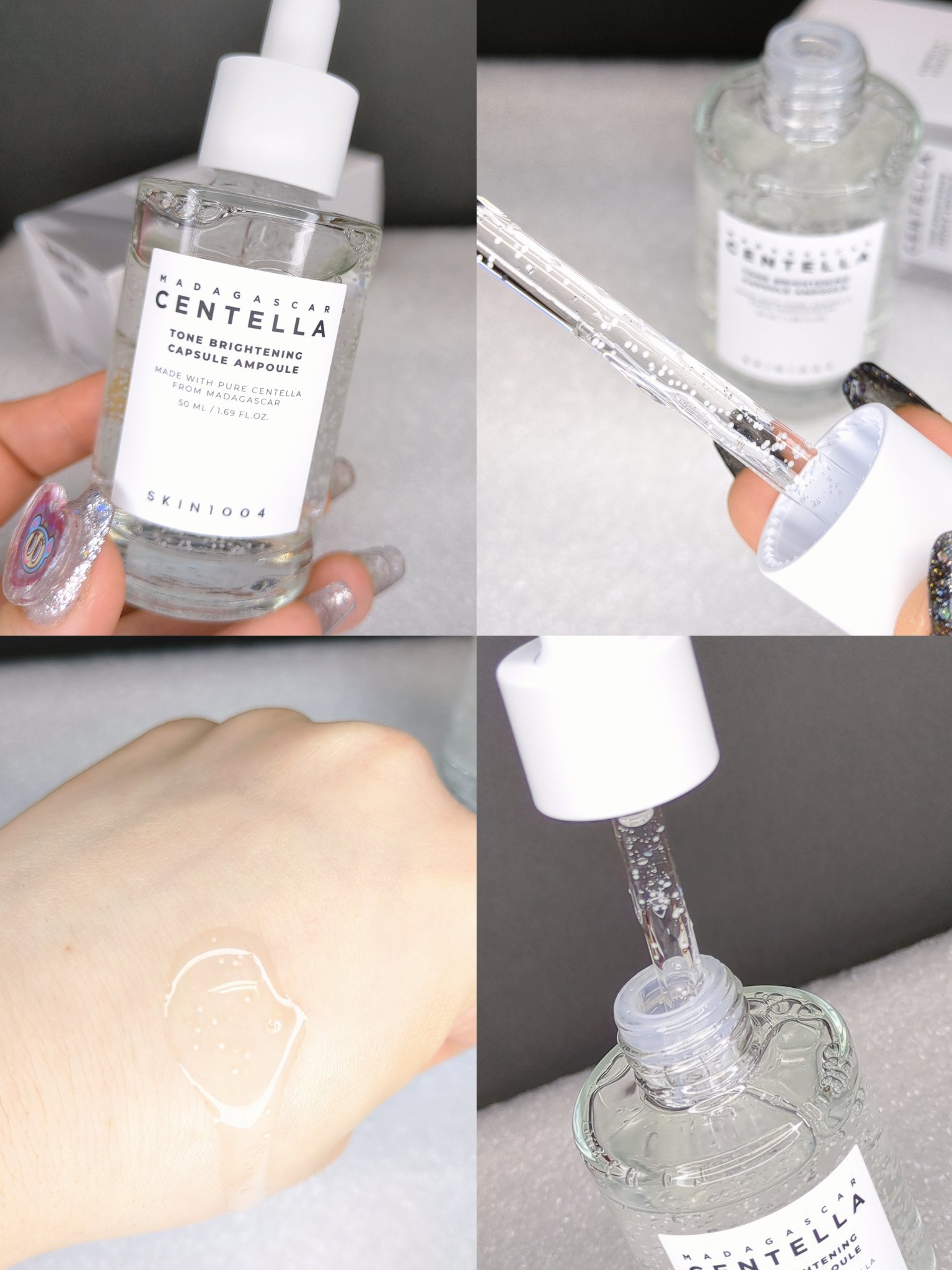 トーンブライトニング カプセルアンプル/SKIN1004/美容液を使ったクチコミ（3枚目）