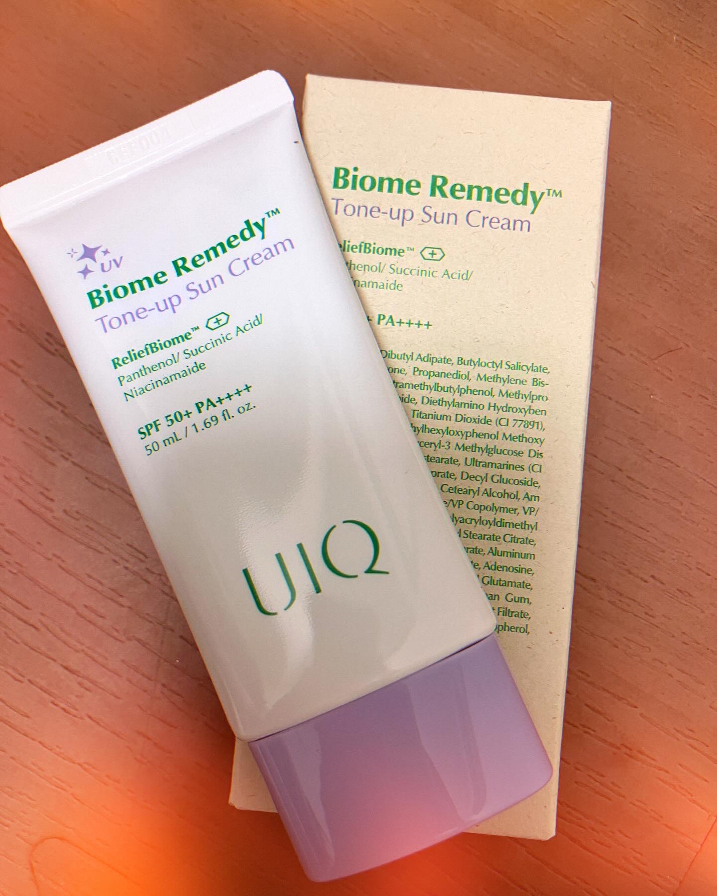 バイオームレメディパープルトーンアップUVクリーム/UIQ/日焼け止めクリームを使ったクチコミ（3枚目）
