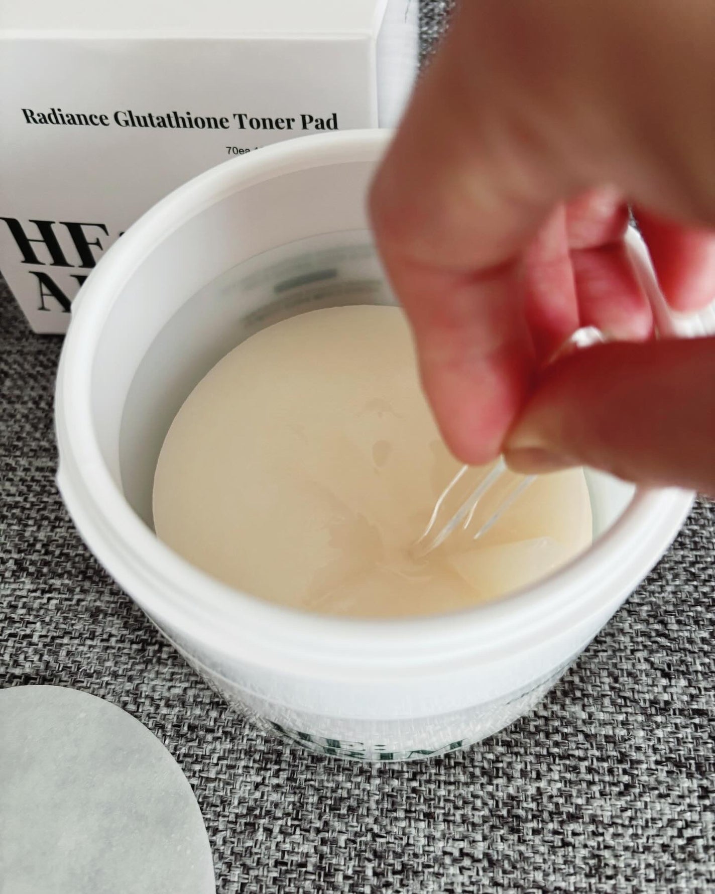 ヘアリムラディアンス グルタチオントナーパッド/HEARIM/トナーパッドを使ったクチコミ(4枚目)