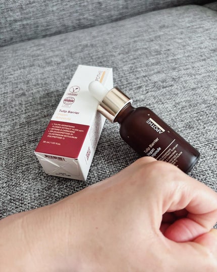 チューリップバリアビーガンアンプル /APOTHE/美容液を使ったクチコミ(5枚目)