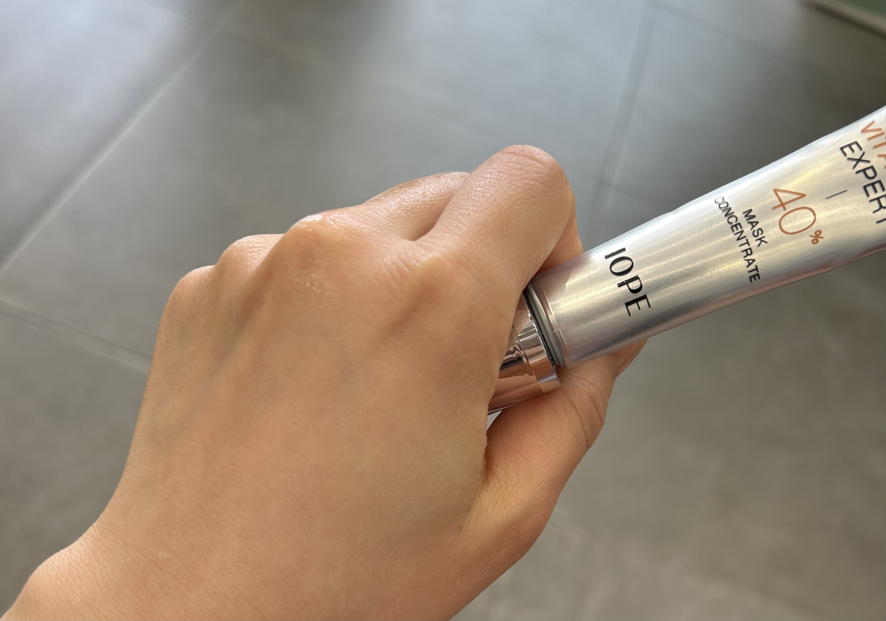 ビタミンC エキスパート40% マスクコンセントレート/IOPE/フェイスクリームを使ったクチコミ（2枚目）