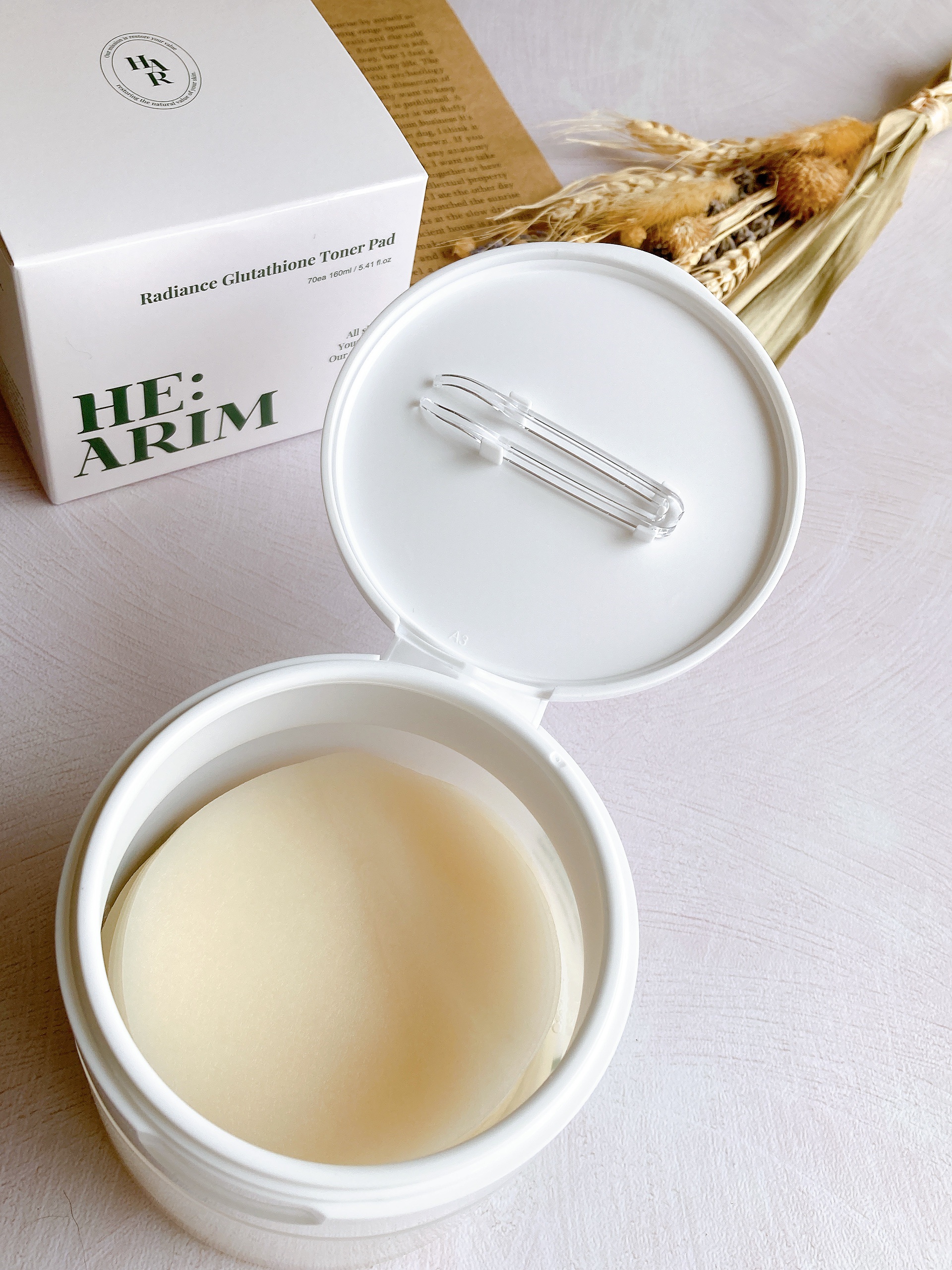 ヘアリムラディアンス グルタチオントナーパッド/HEARIM/トナーパッドを使ったクチコミ（3枚目）