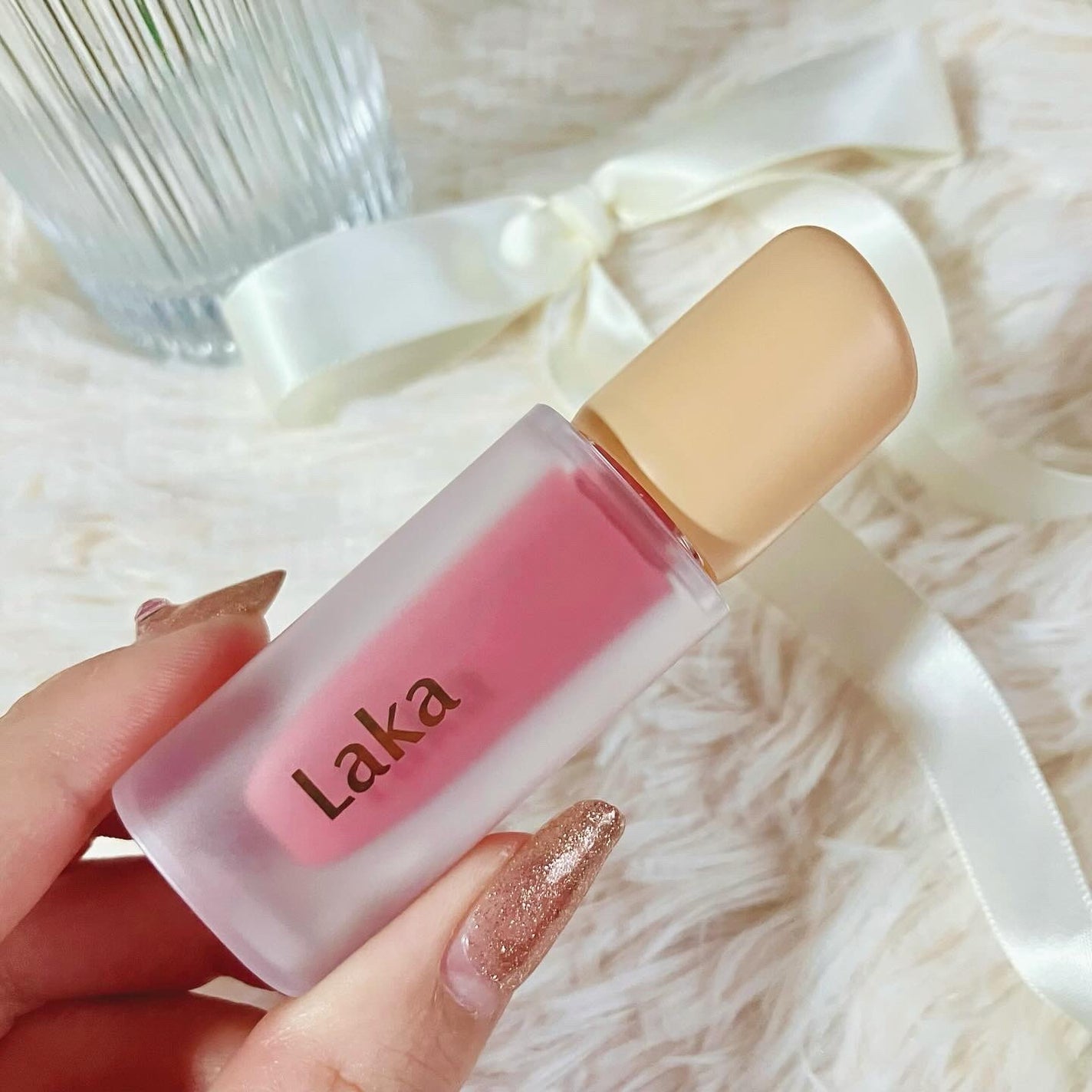 フルーティーグラムティント/Laka/リップティントを使ったクチコミ(2枚目)