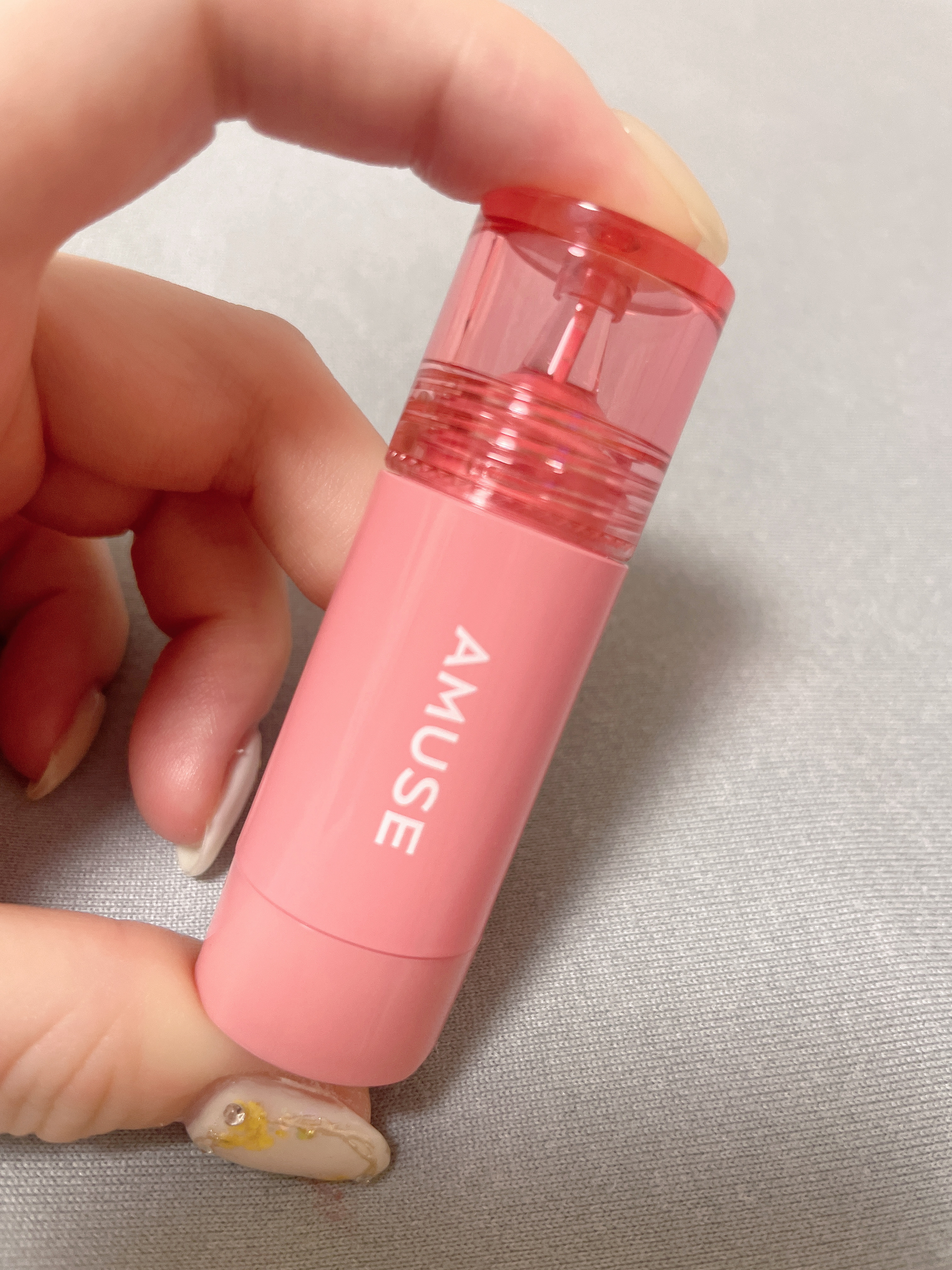 チークトクトク 08 ローズトク/AMUSE/リキッドチークを使ったクチコミ（2枚目）