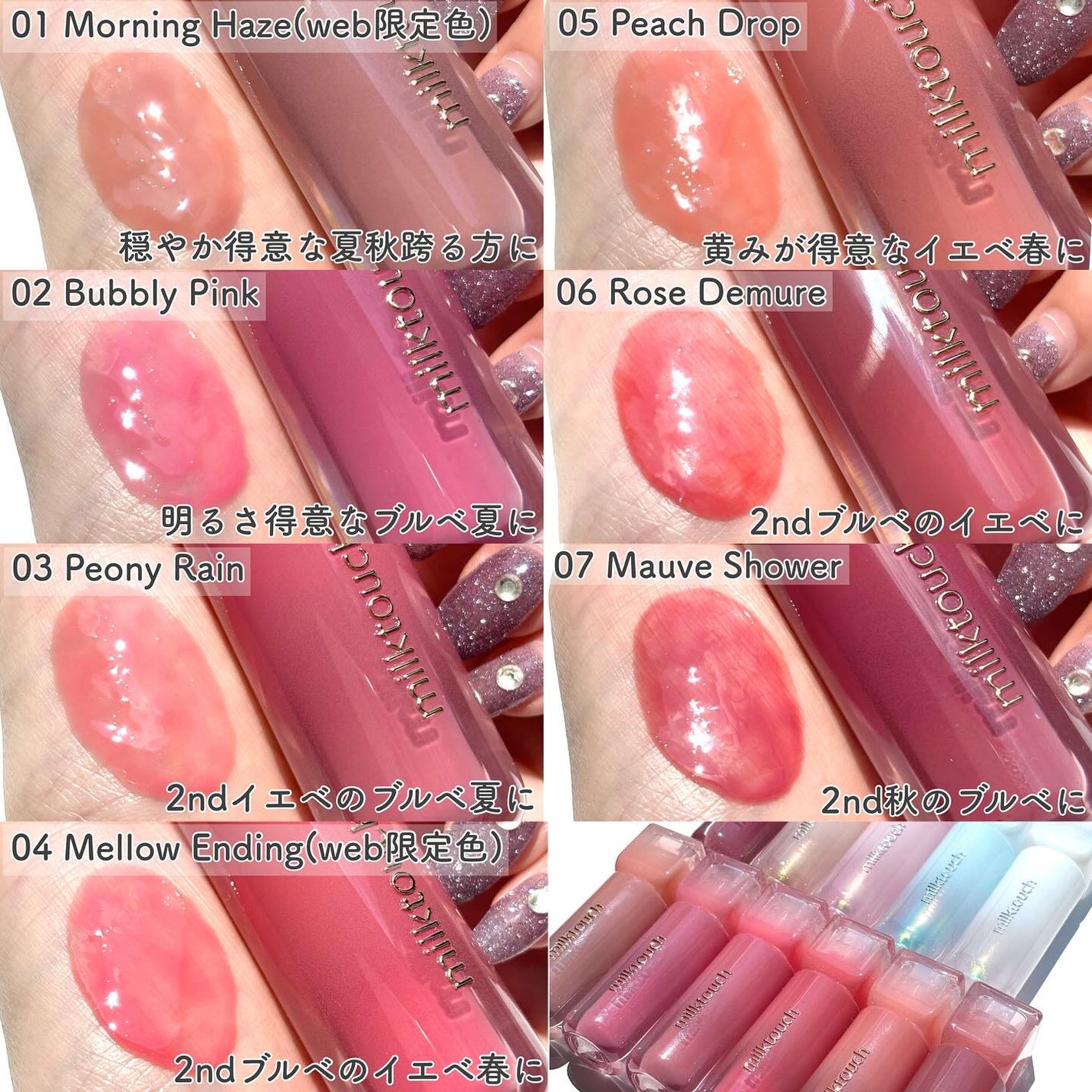 デューステインシアーリップグロス/Milk Touch/リップグロスを使ったクチコミ(4枚目)