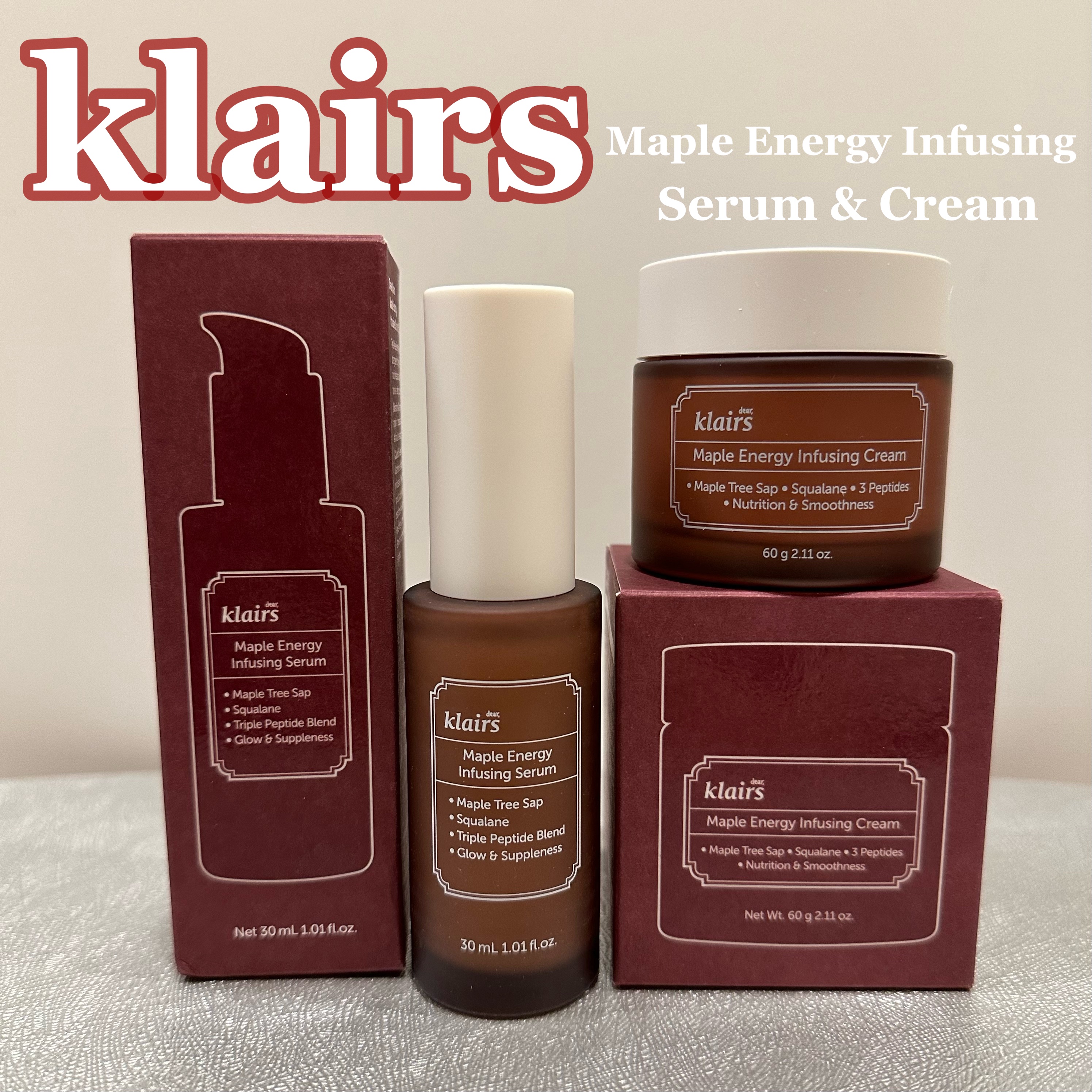 メープルエナジーインフュージングクリーム/Klairs/フェイスクリームを使ったクチコミ（1枚目）