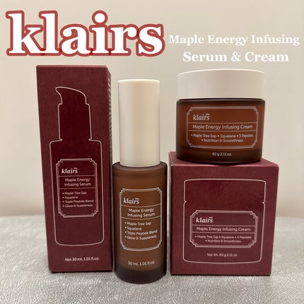 メープルエナジーインフュージングセラム/Klairs/美容液を使ったクチコミ(1枚目)