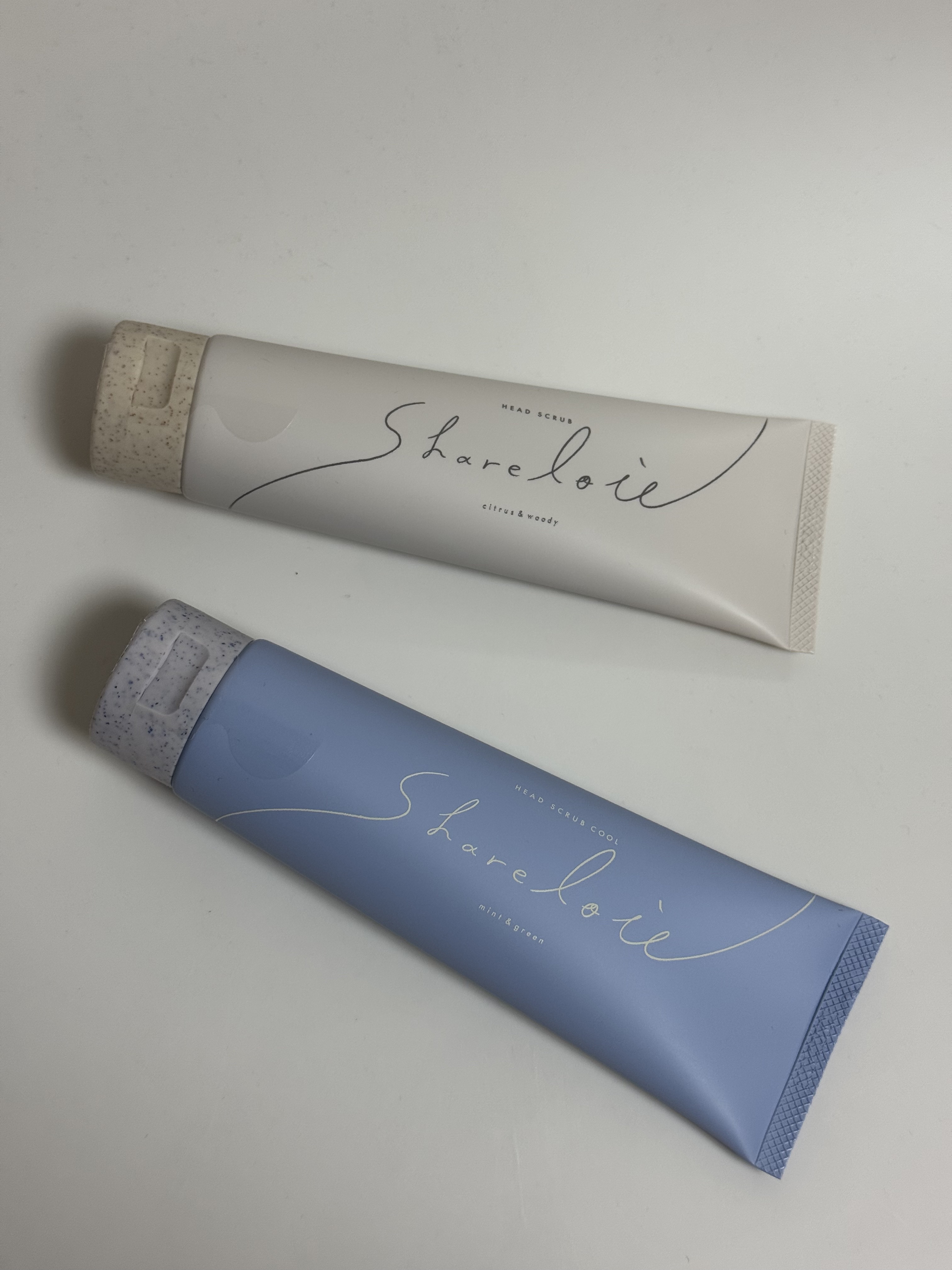 シェアロユー ヘッドスクラブ クール ミント＆グリーンの香り/shareloù/ヘッドスクラブを使ったクチコミ（1枚目）