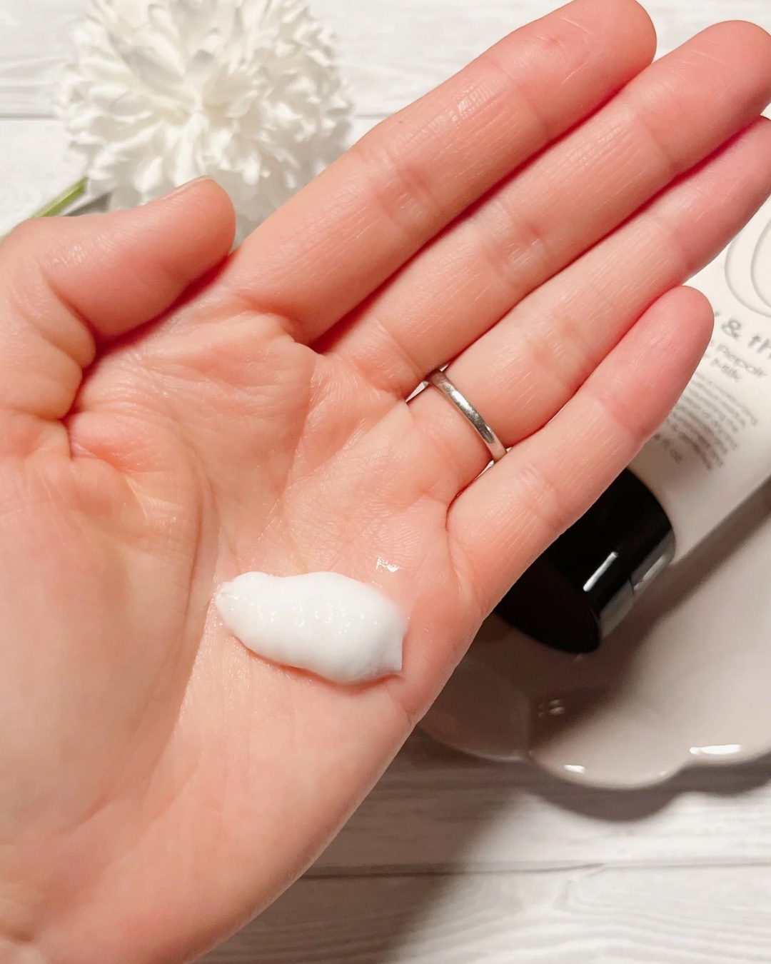 ディープリペアヘアミルク/now & than（ナウアンドダン）/ヘアミルクを使ったクチコミ（2枚目）