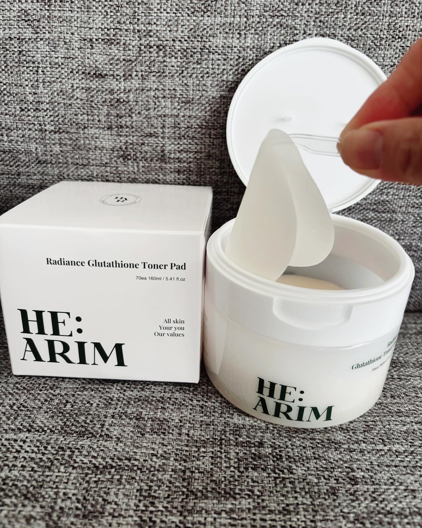 ヘアリムラディアンス グルタチオントナーパッド/HEARIM/トナーパッドを使ったクチコミ(2枚目)
