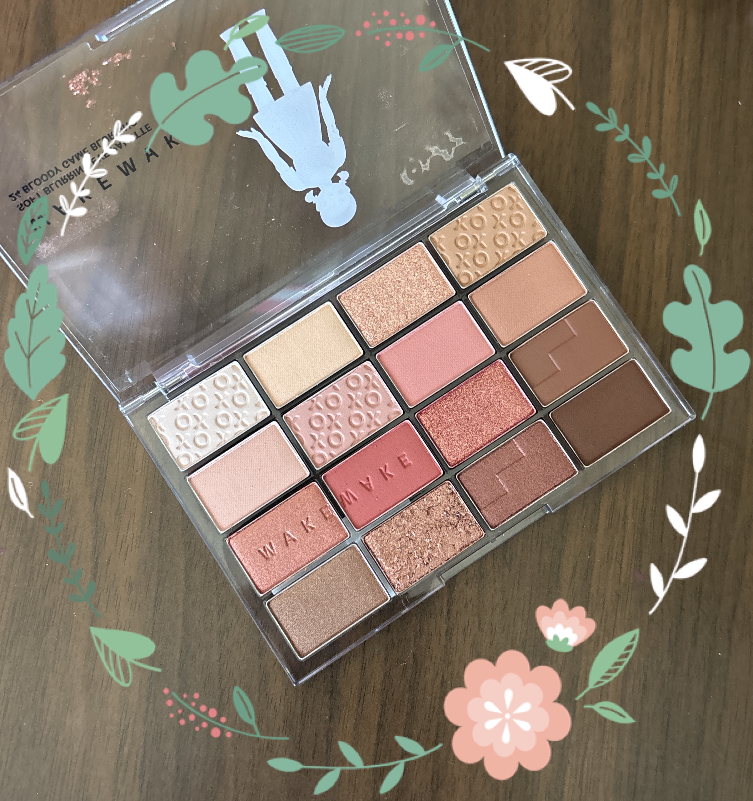 ソフトブラーリングアイパレット/wakemake/アイシャドウパレットを使ったクチコミ（2枚目）