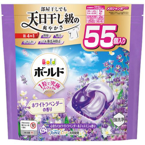 ボールド ジェルボール4D 心安らぐホワイトラベンダー＆ジャスミンの香り 詰替 メガ ジャンボ（57個）