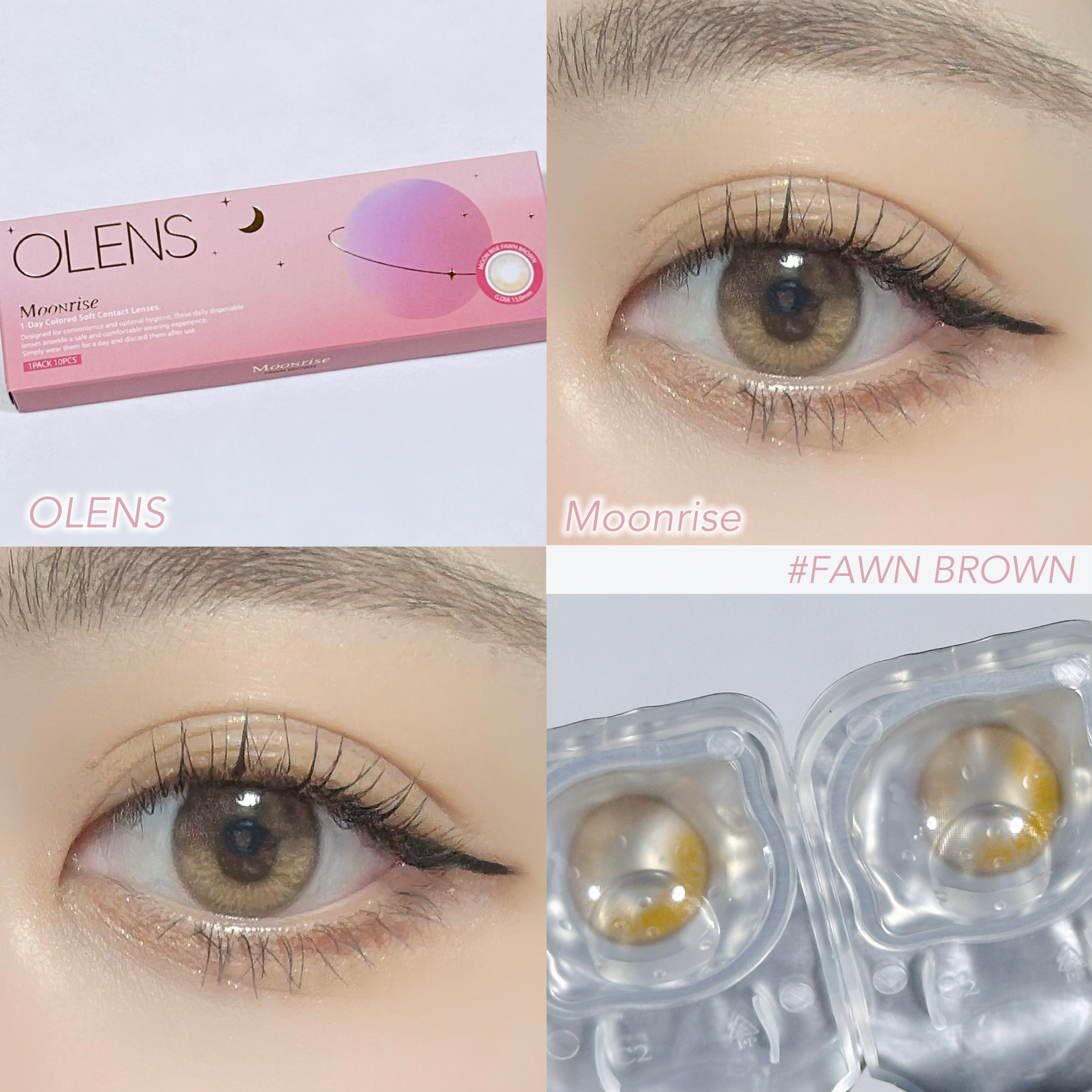 Moonrise 1day/OLENS/ワンデー（１DAY）カラコンを使ったクチコミ（1枚目）