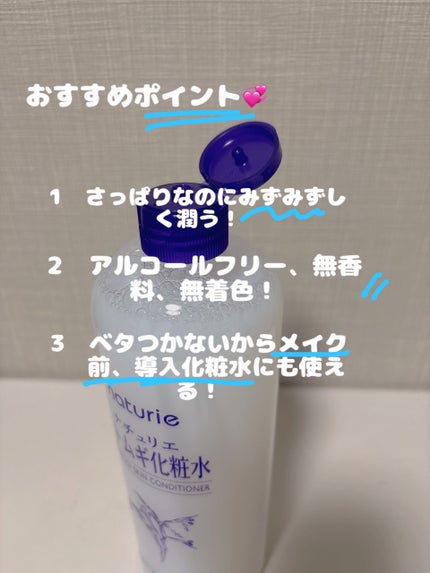 ハトムギ化粧水(ナチュリエ スキンコンディショナー R )/ナチュリエ/化粧水を使ったクチコミ(2枚目)