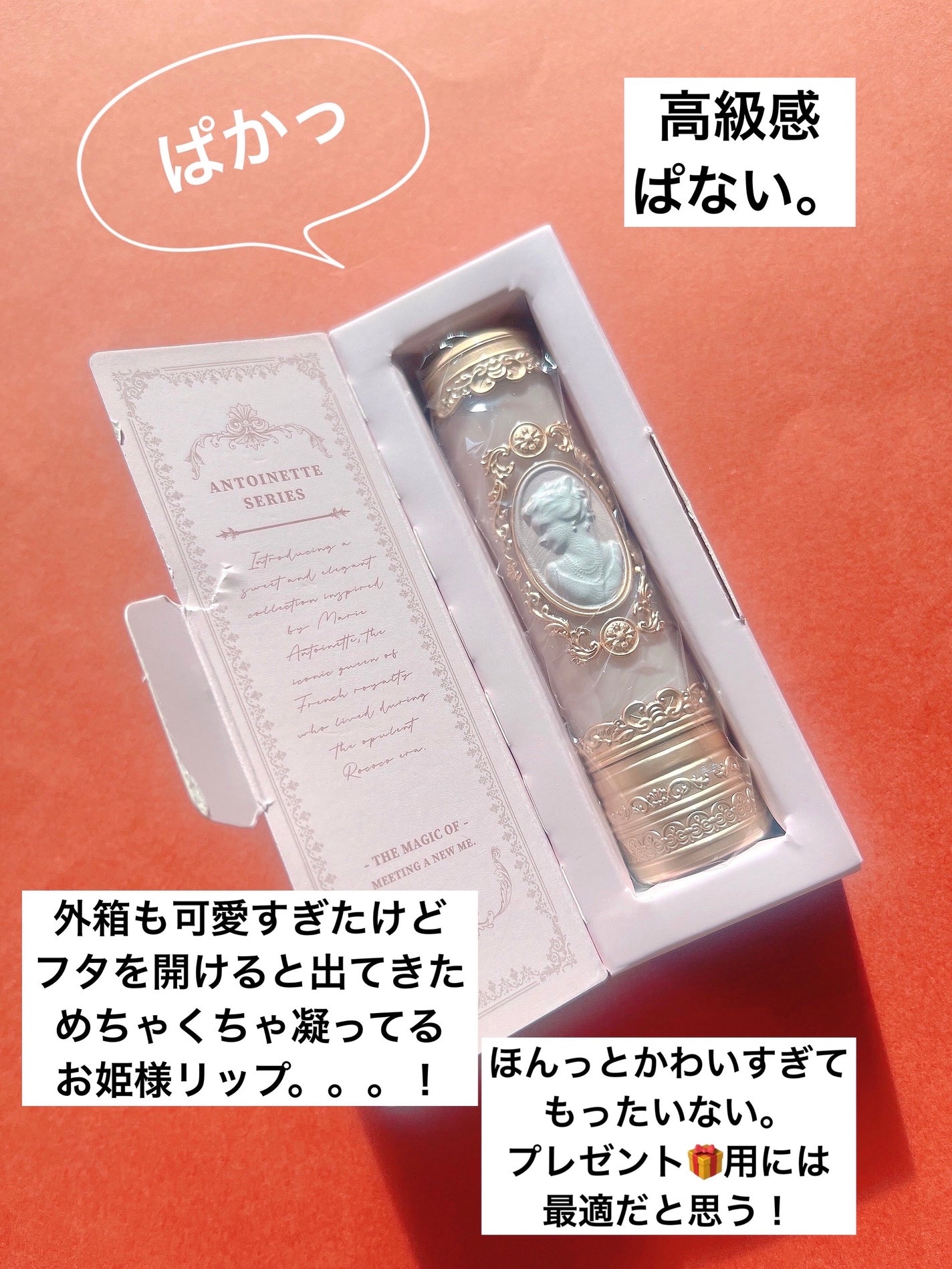 アントワネットメルティングルージュ/MilleFée/口紅を使ったクチコミ(2枚目)