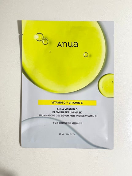 ビタミンC ブレミッシュセラム マスクパック/Anua/シートマスク・パックを使ったクチコミ(1枚目)