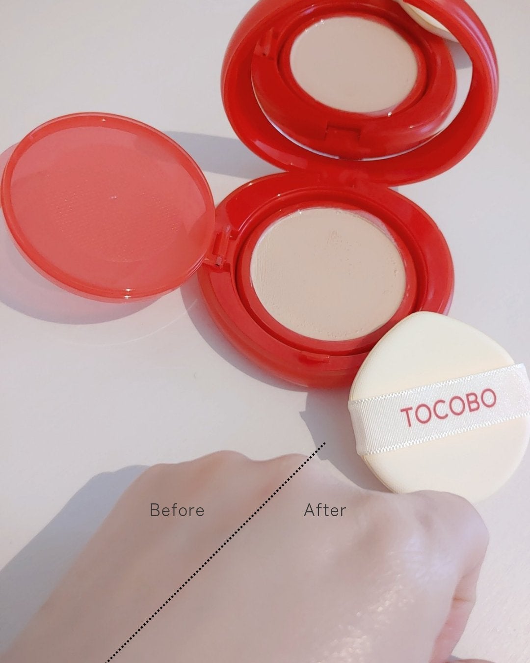 アップルデューイフィットクッションファンデーション/TOCOBO/クッションファンデーションを使ったクチコミ(6枚目)