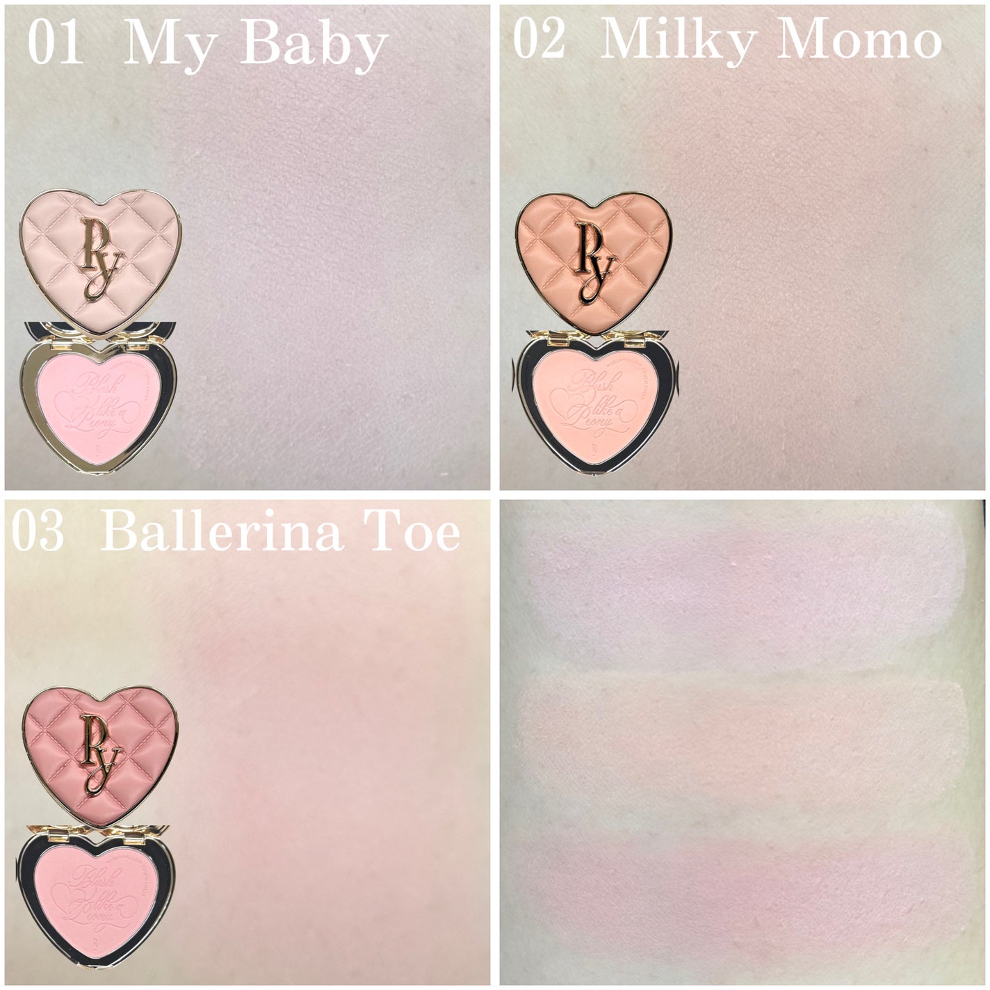 Marshmallow Touch Cheek /Peony/パウダーチークを使ったクチコミ(3枚目)