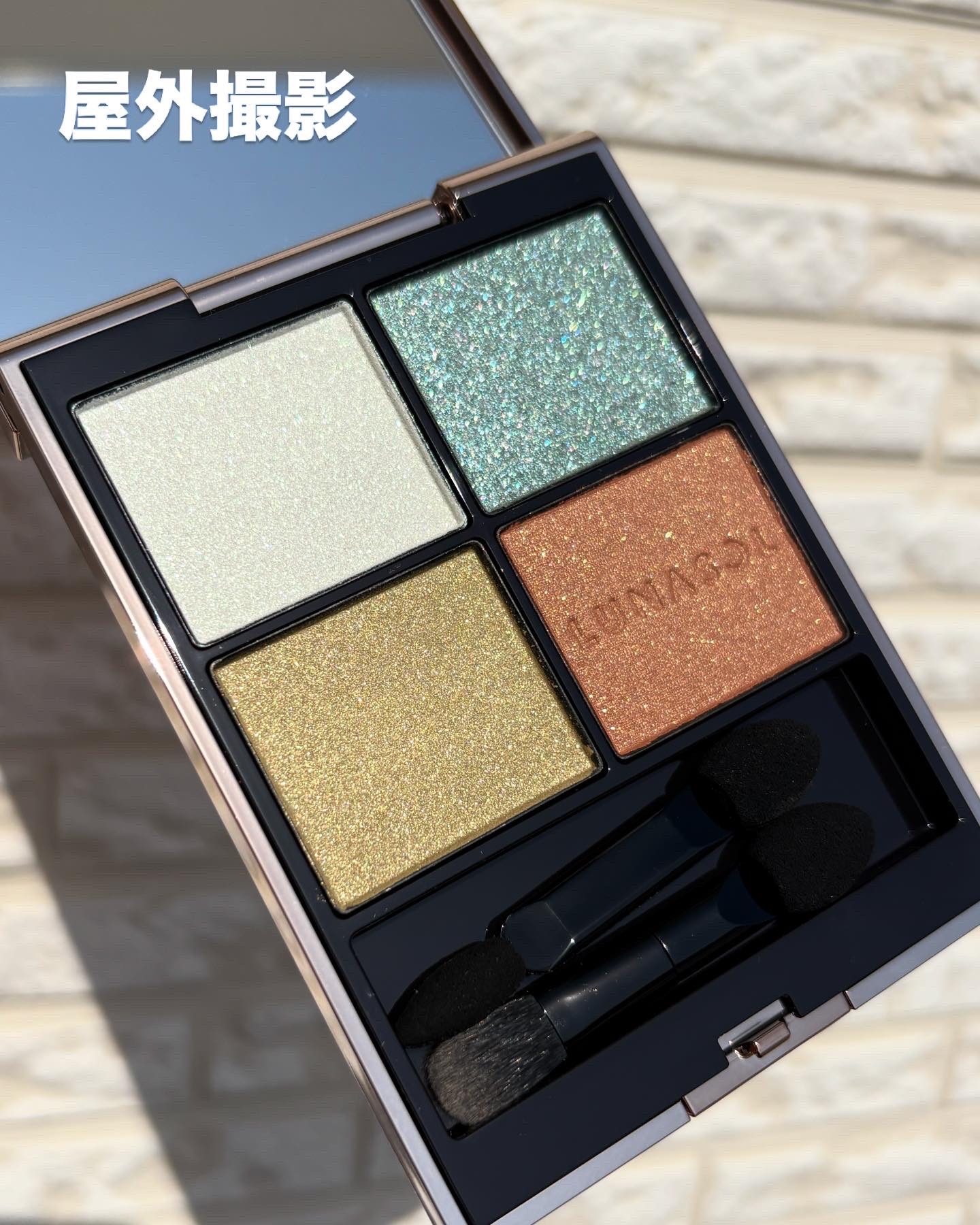 ルナソル アイカラーレーションN EX08 Alluring Feather/LUNASOL/アイシャドウパレットを使ったクチコミ（3枚目）