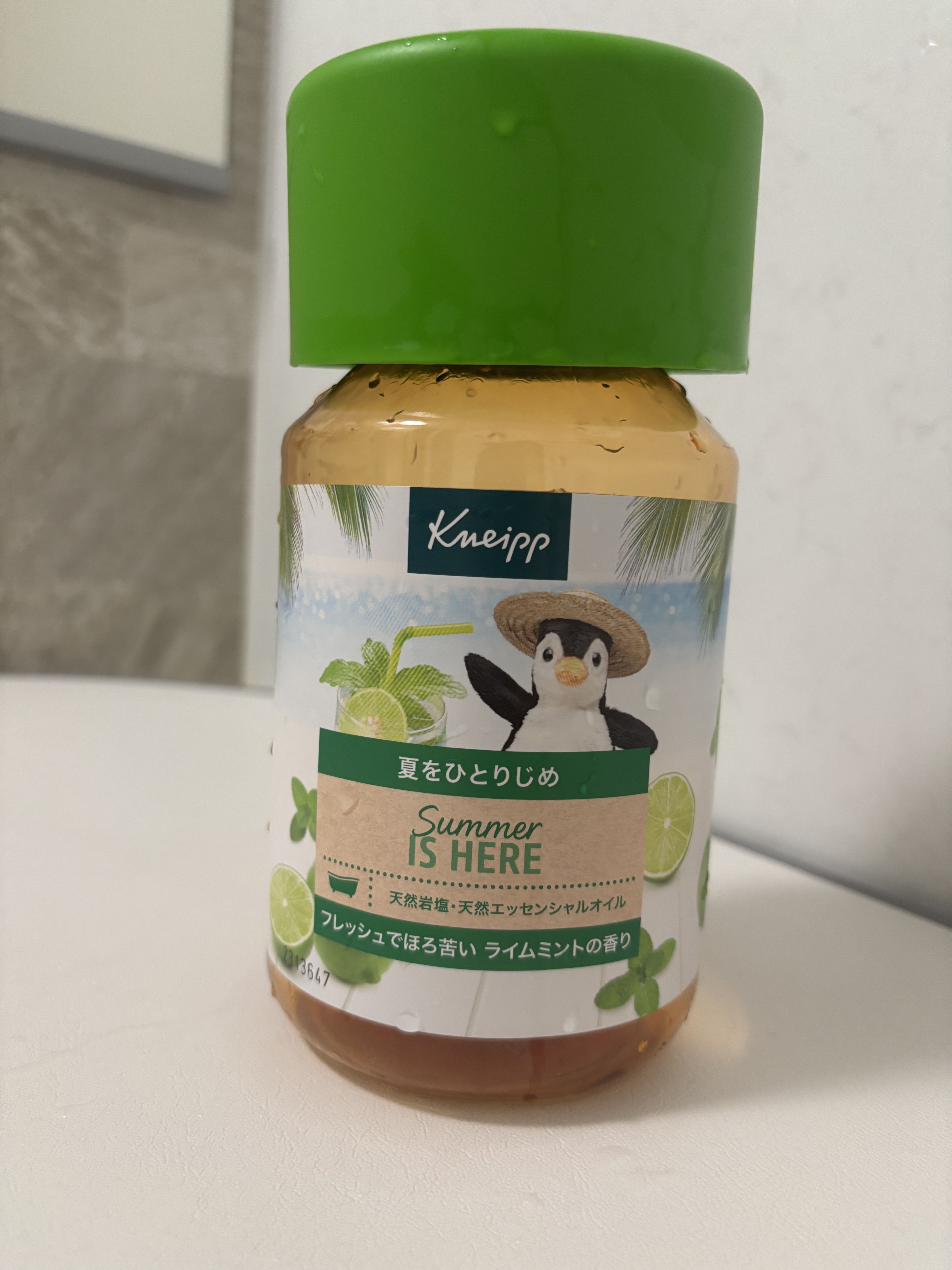 クナイプ バスソルト ライムミントの香り/クナイプ/無機塩系入浴剤を使ったクチコミ（1枚目）