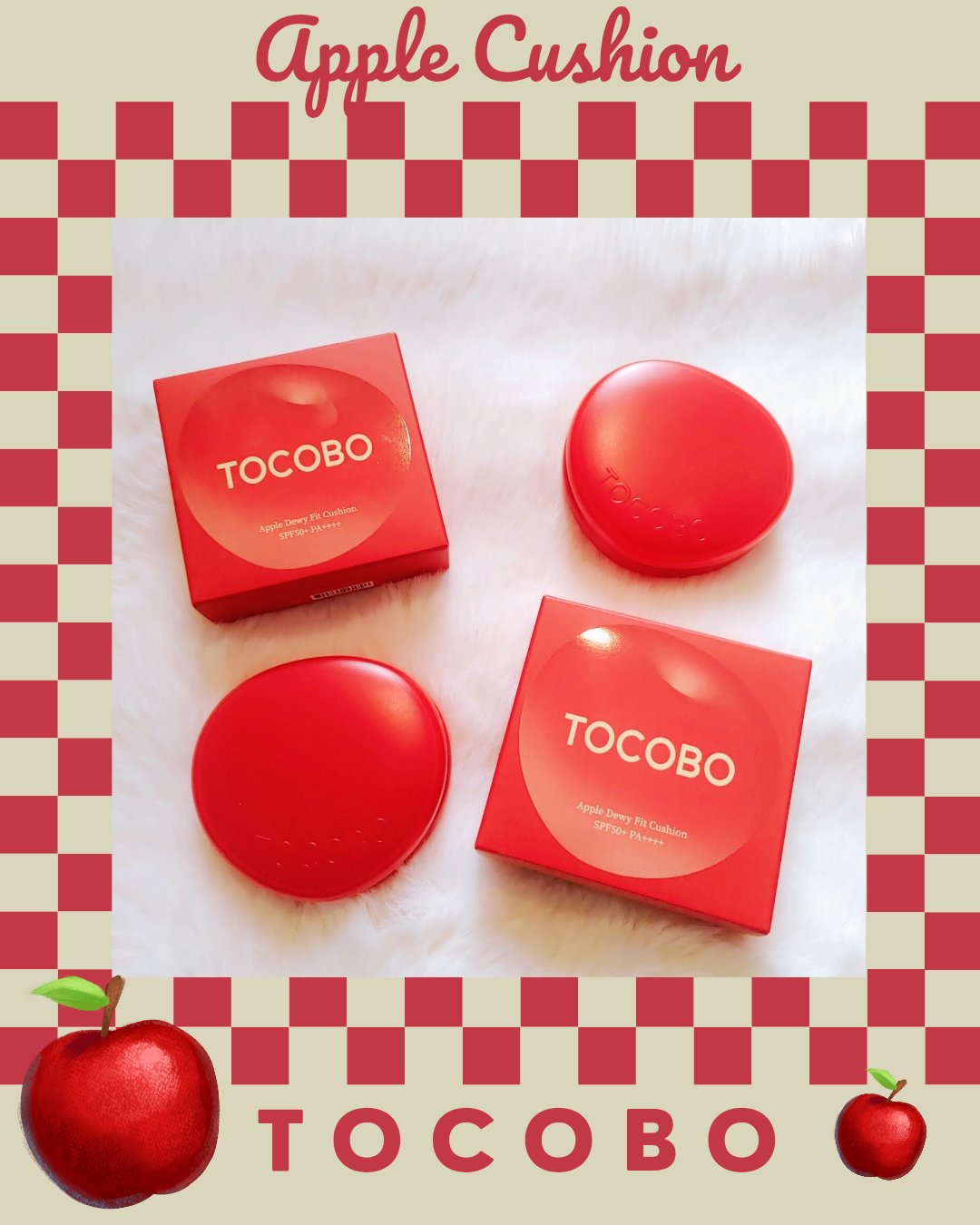 アップルデューイフィットクッションファンデーション/TOCOBO/クッションファンデーションを使ったクチコミ（1枚目）