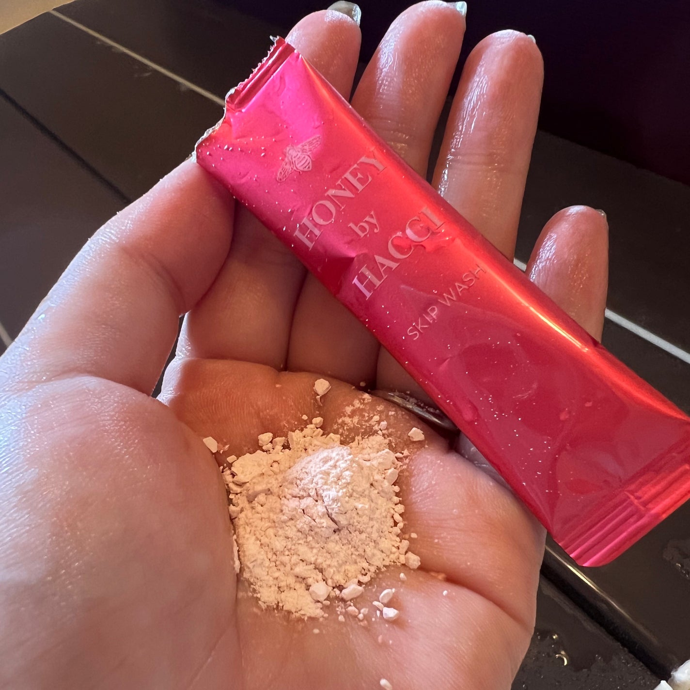 スキップウォッシュ /HACCI/洗顔パウダーを使ったクチコミ(2枚目)