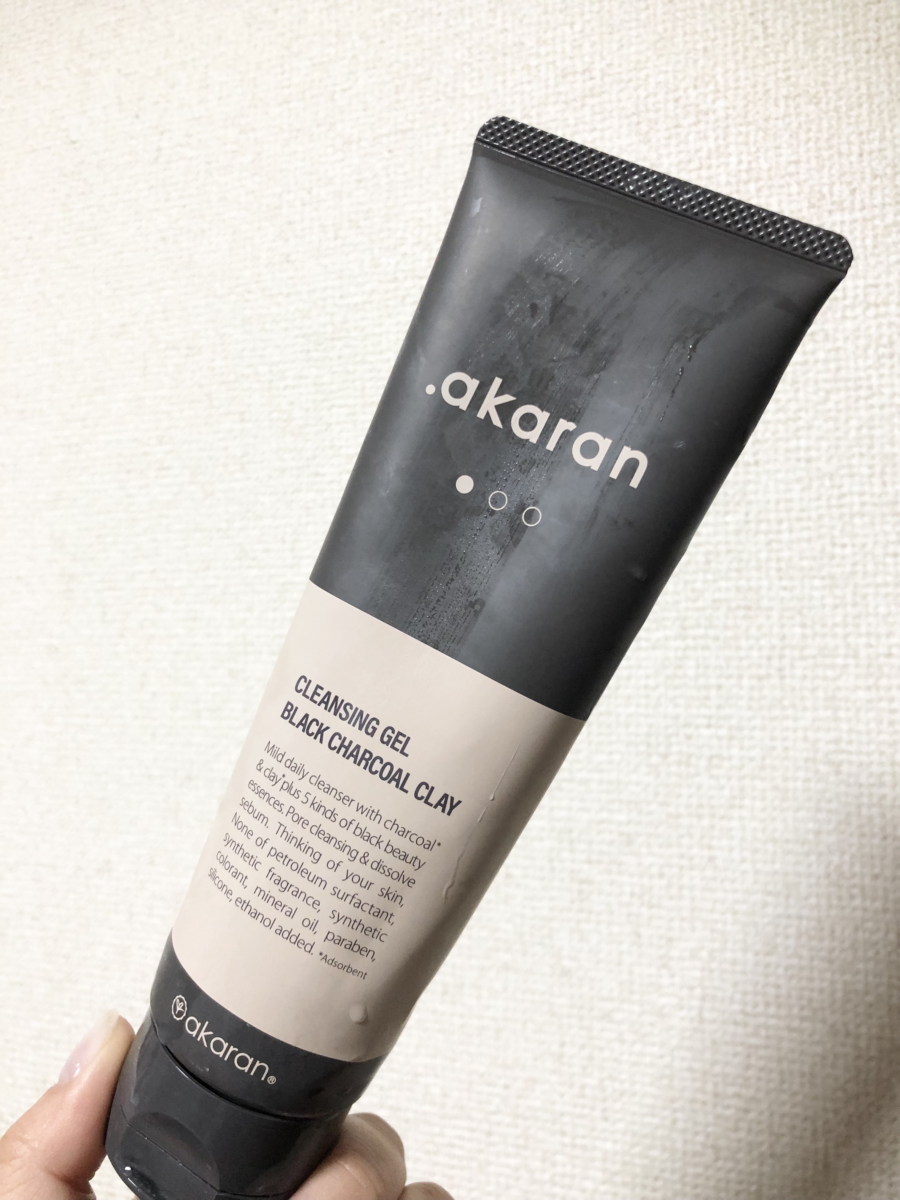 ブラックジェルクレンジング/.akaran/クレンジングジェルを使ったクチコミ（2枚目）