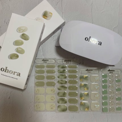 セミキュアジェルネイル(ハンド)/ohora/ネイルシールを使ったクチコミ(5枚目)