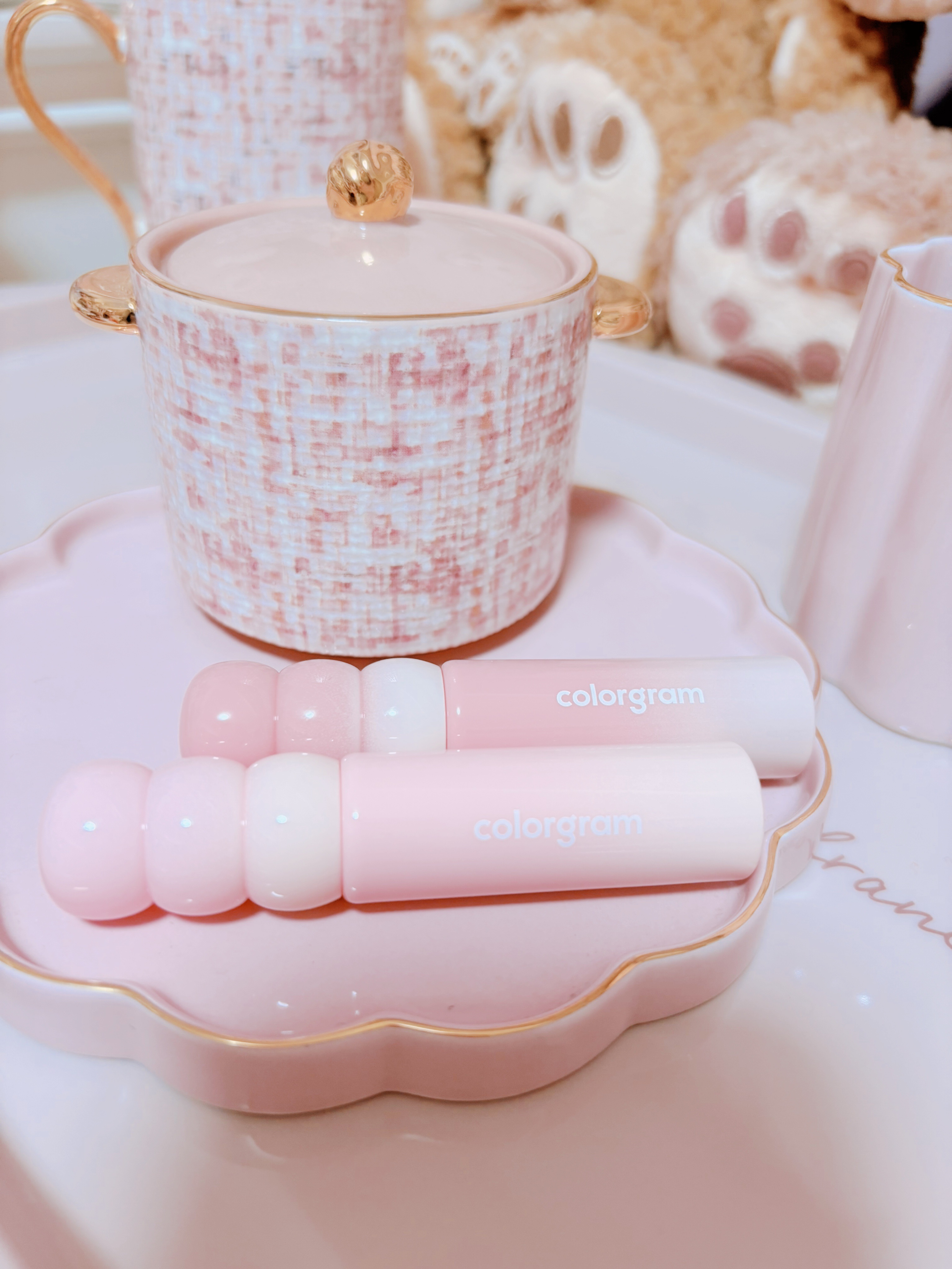 カラーグラム タンフルグラスティントミルク/Colorgram/リップティントを使ったクチコミ（1枚目）