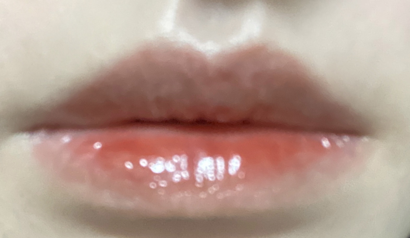 ラスターグロウティント 02 クリームベージュ/NEUFIL/リップティントを使ったクチコミ（2枚目）